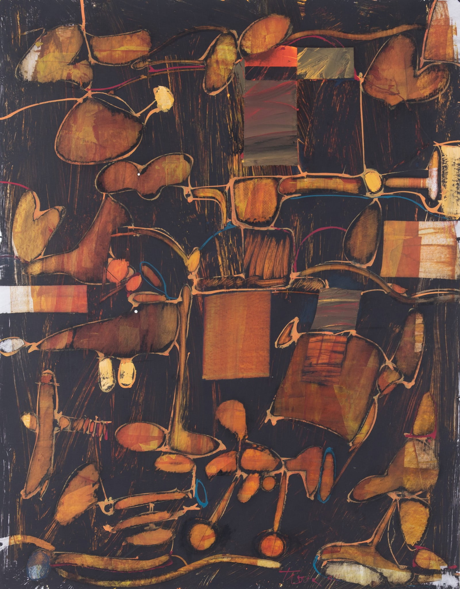 Ernest Tino Trova, Missouri (1927-2009), Untitled #10, 1994, Mixed media on board (1 of 5)