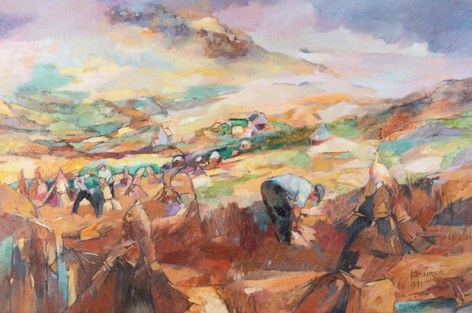 Maurice Henderson, Irish 1944-2017, oil on canvas (1 of 4)