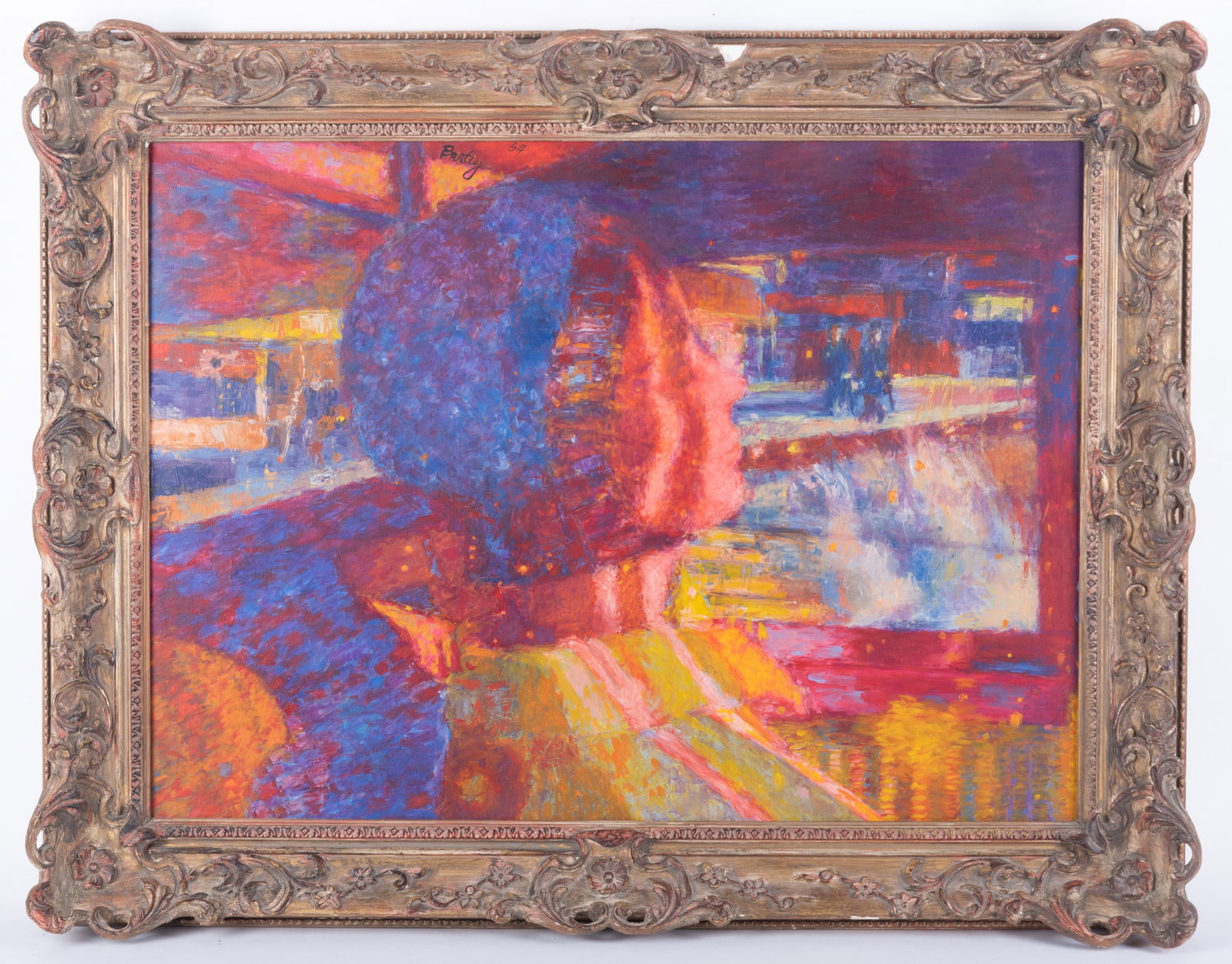 Louis Bartig, American (1933-2017), Street Scene, 1964, oil on canvas (1 of 4)