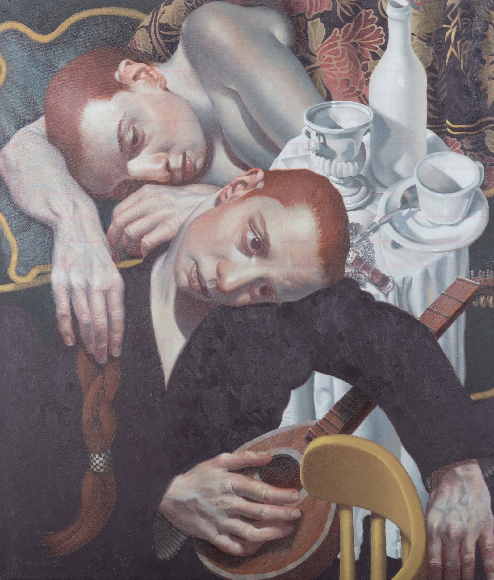 Edward Povey, England (b. 1951), The Long Beginning II, 2017-18, oil on canvas (1 of 5)