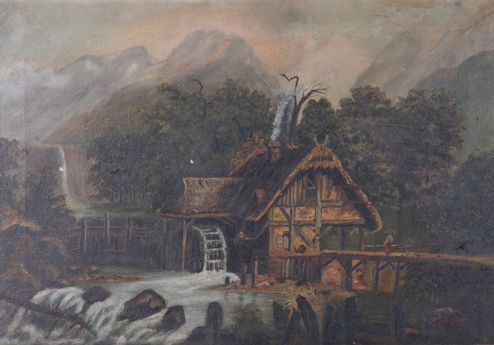 19th Century Continental School Alpine Landscape (1 of 7)