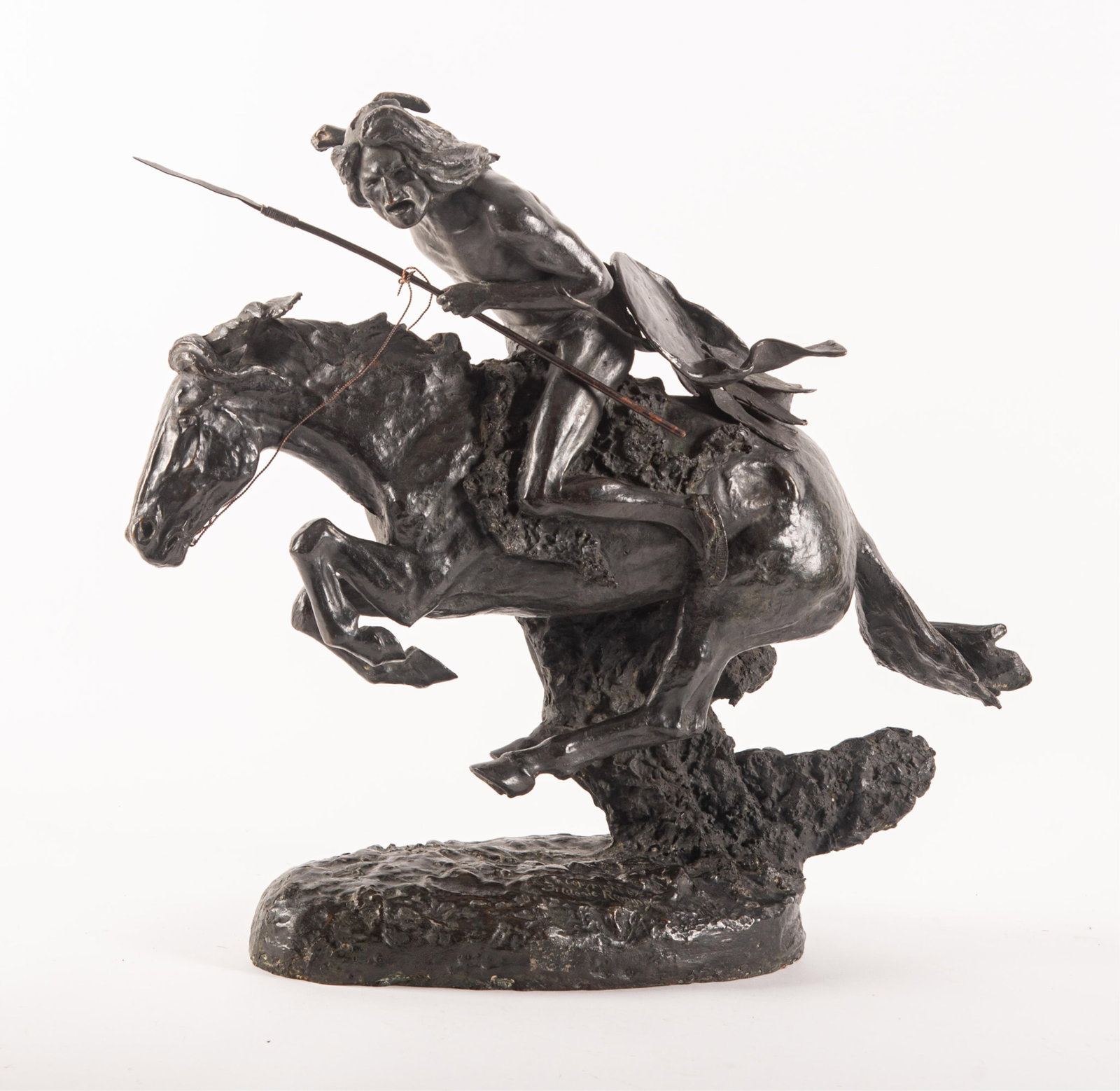 Frederic Sackrider Remington, American (1861-1909), The Cheyenne, bronze (1 of 14)