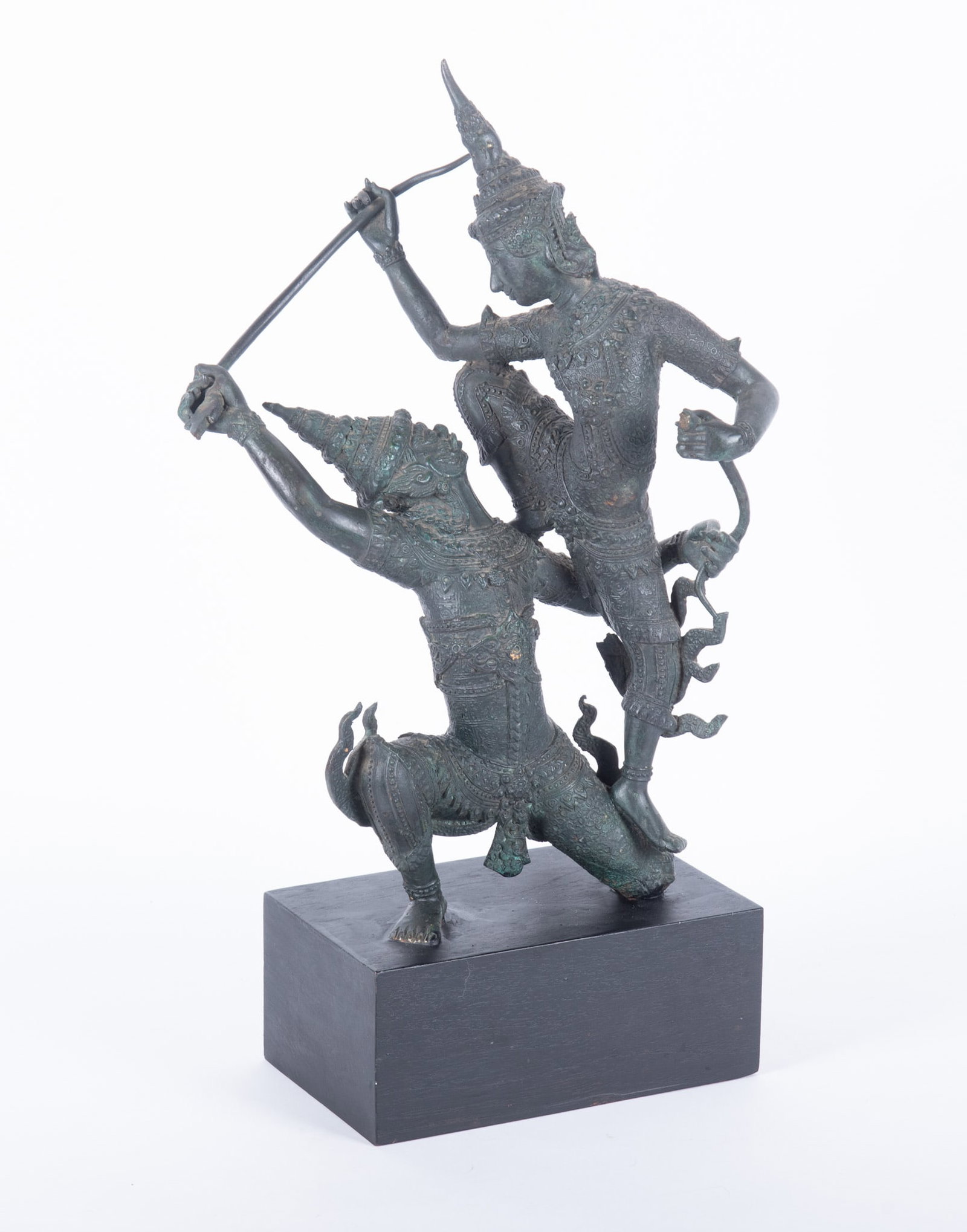 A Thai Bronze Sculpture of Two Hindu Deities (1 of 3)