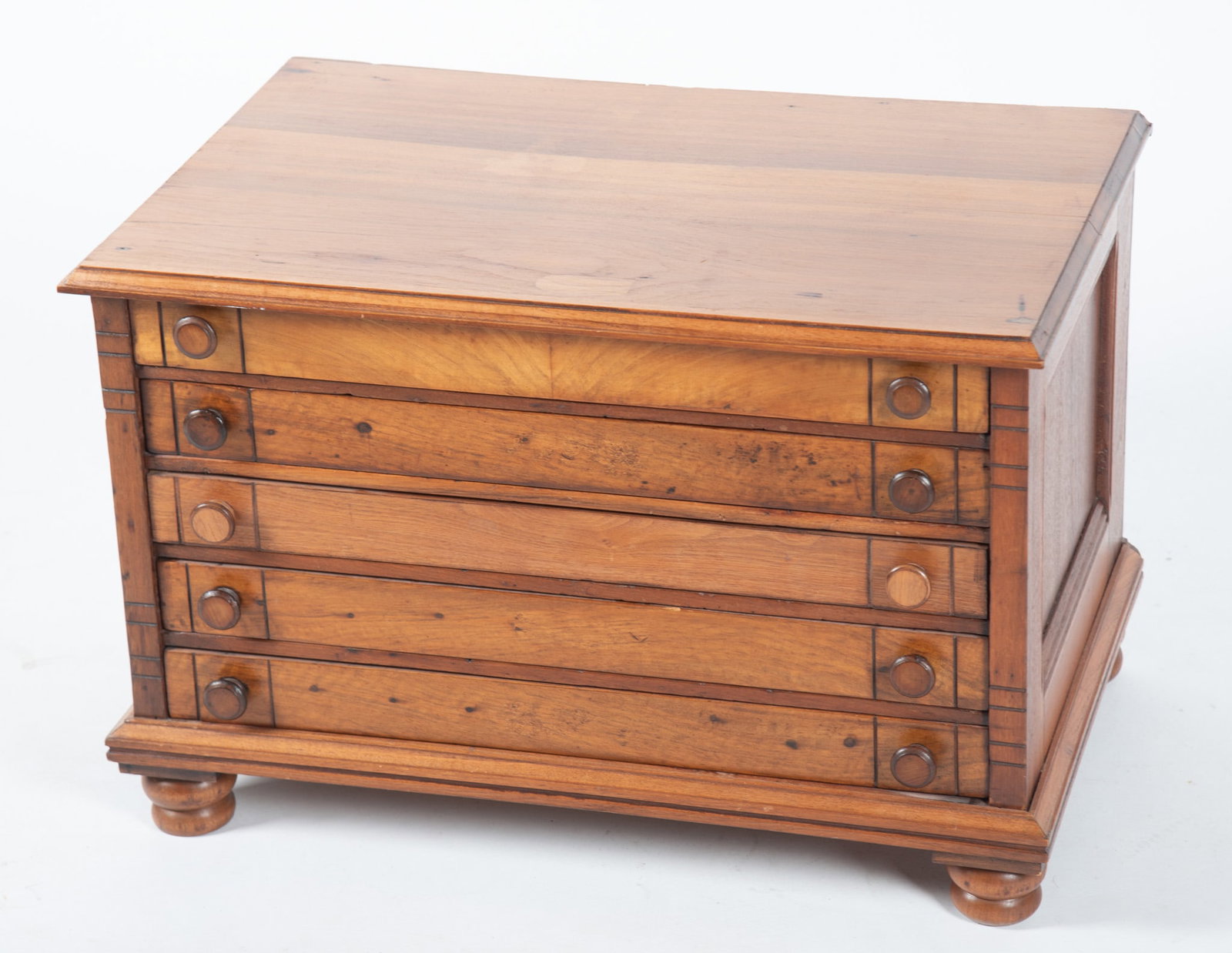 Antique American Printers Table Top Chest (1 of 3)