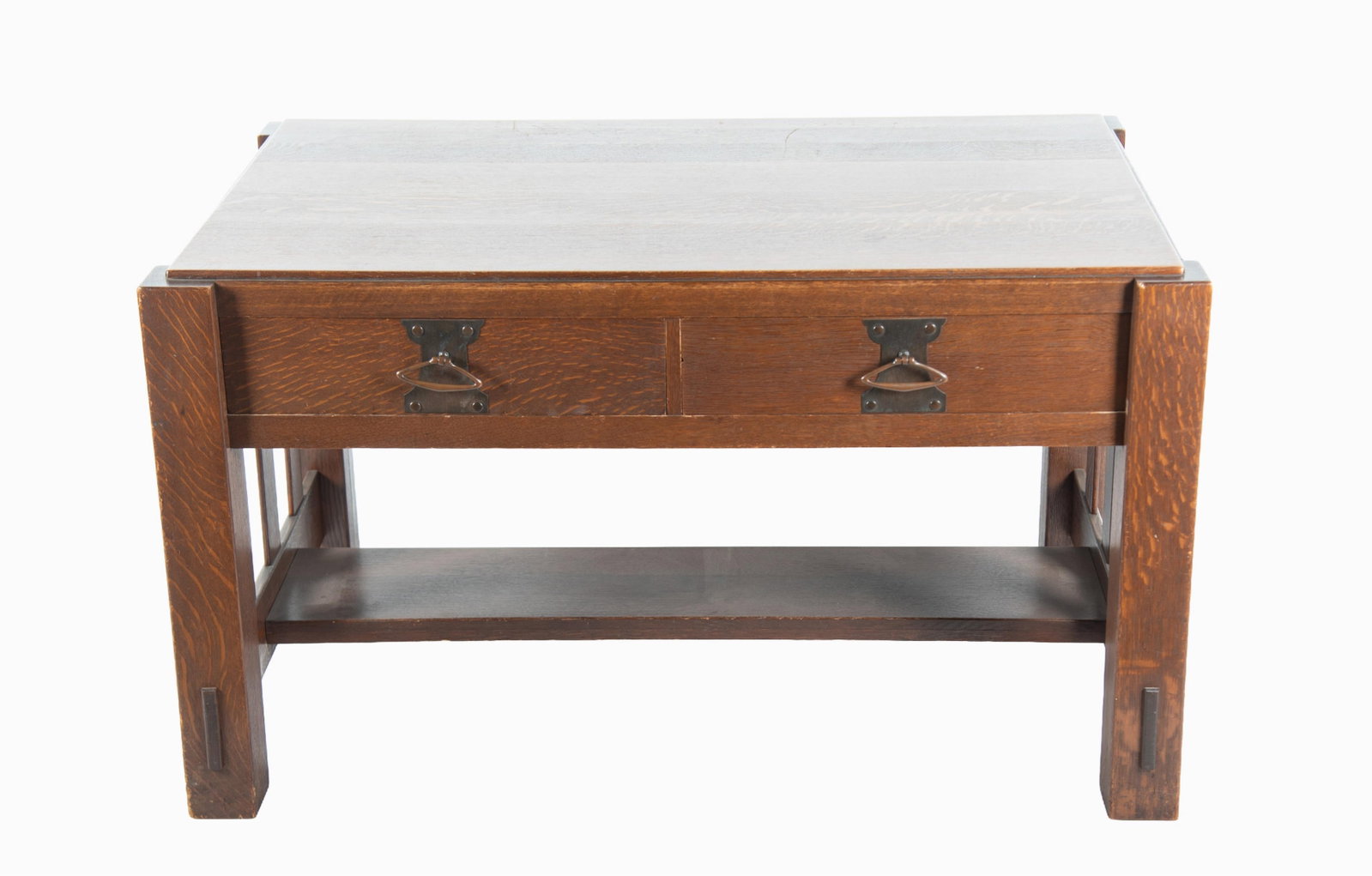 Oak Arts And Crafts Desk (1 of 5)