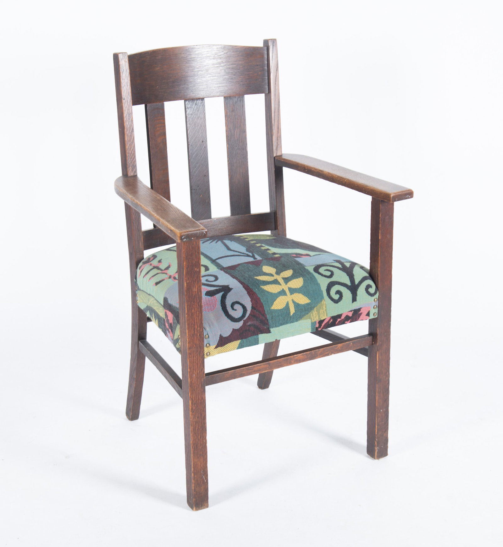 Arts & Crafts Upholstered Armchair (1 of 3)