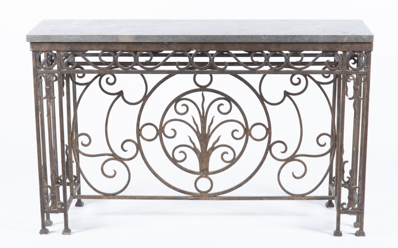 Continental, 20th Century Wrought Iron Console Table (1 of 4)
