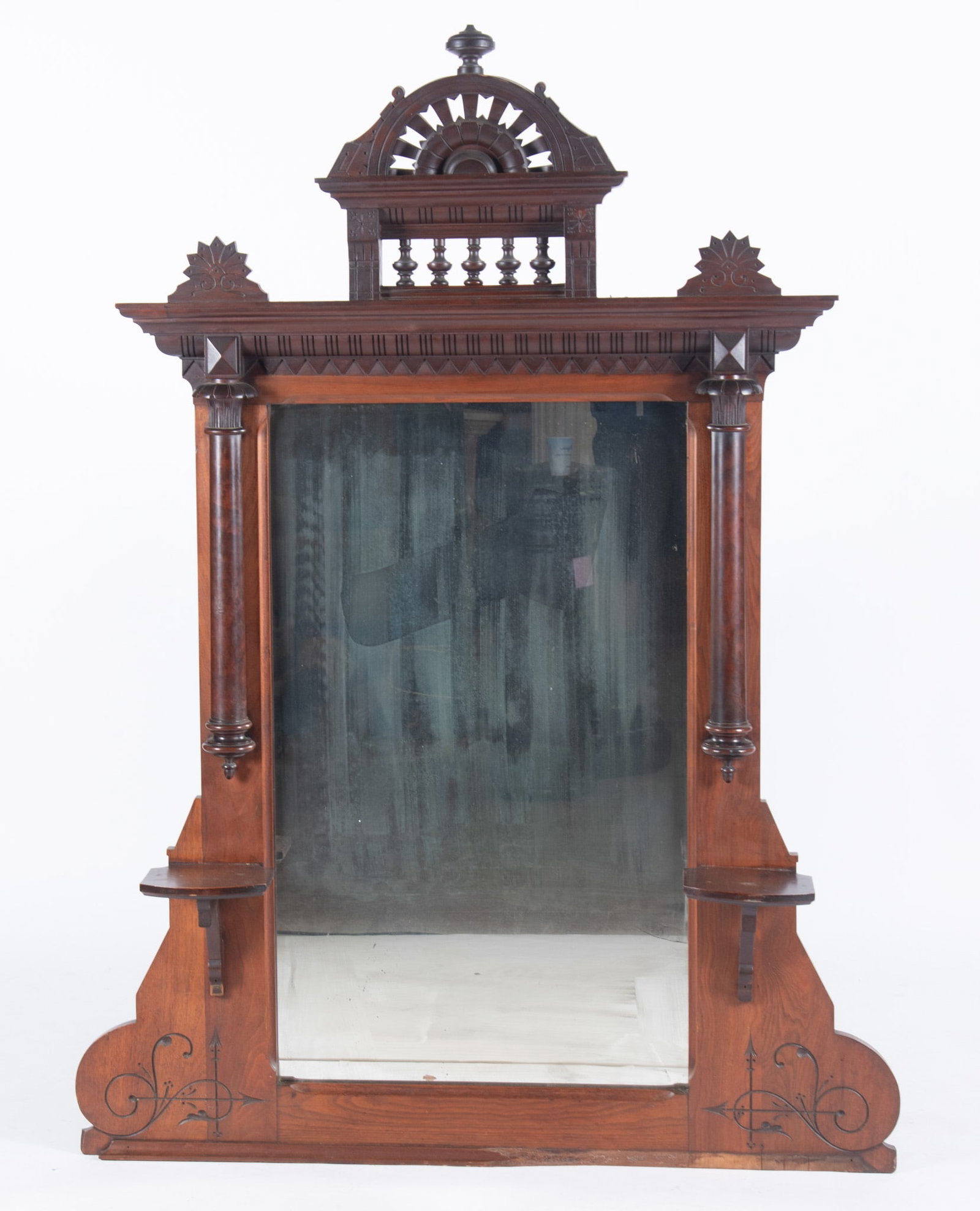 Monumental Victorian Eastlake Style Wall Mirror (1 of 2)