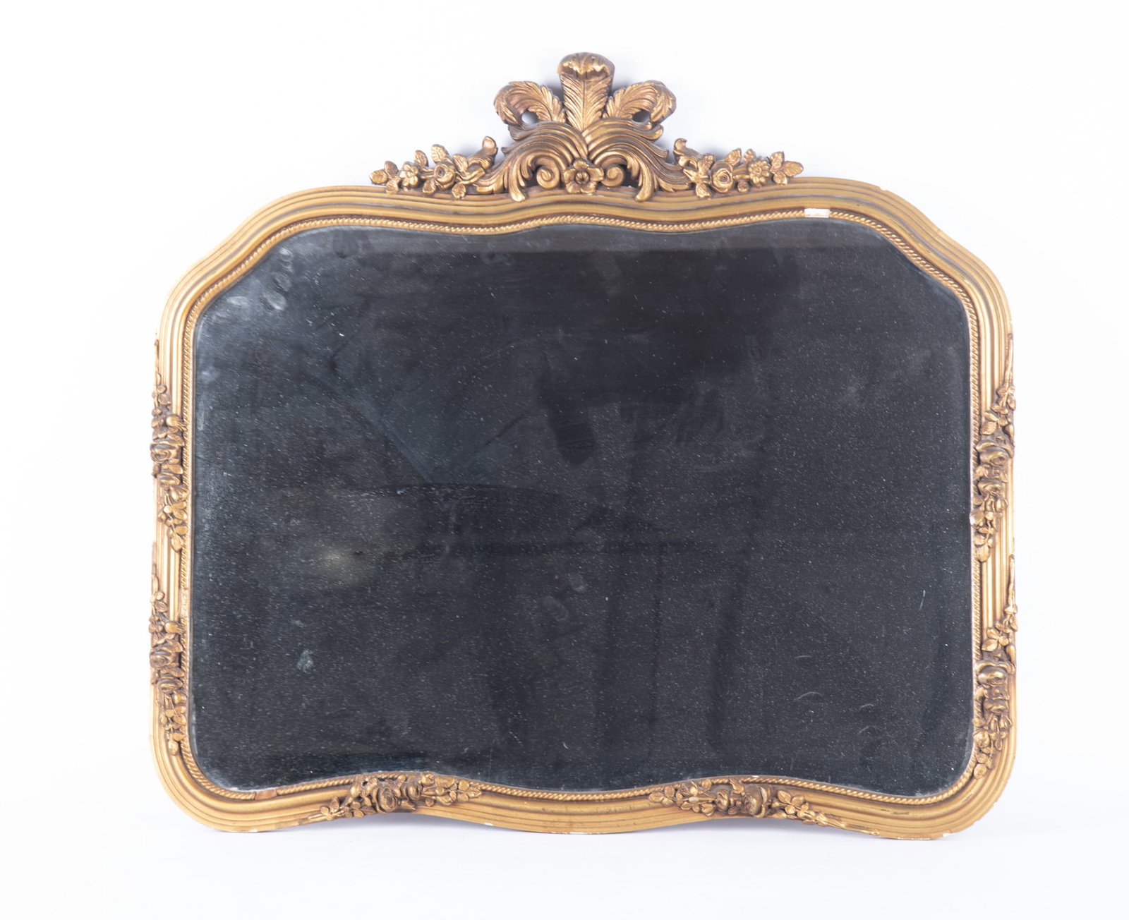 Louis XV Style Gilt Wood Mirror (1 of 2)