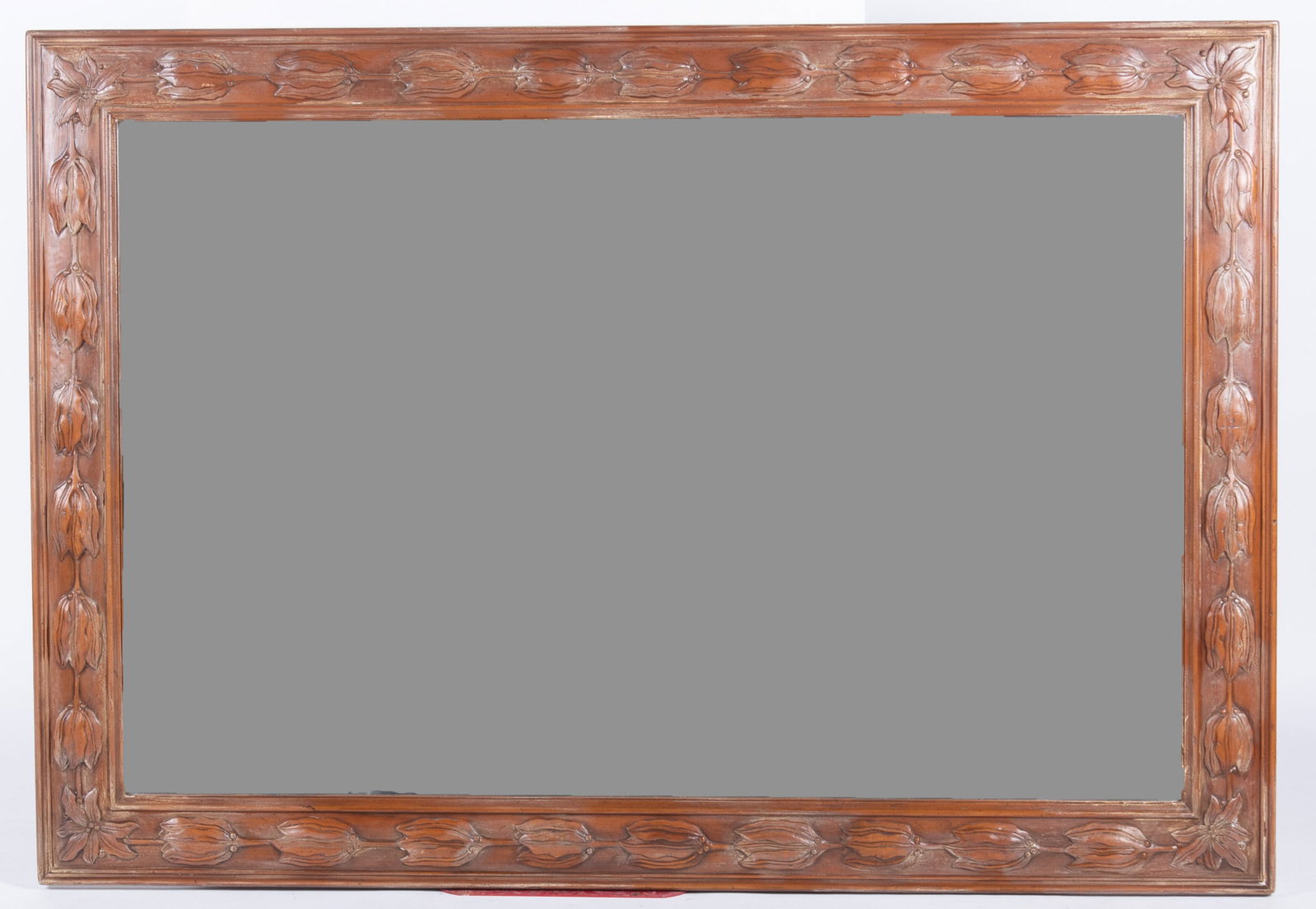 Widdicomb Carved Wood Bevelled Edge Wall Mirror (1 of 3)