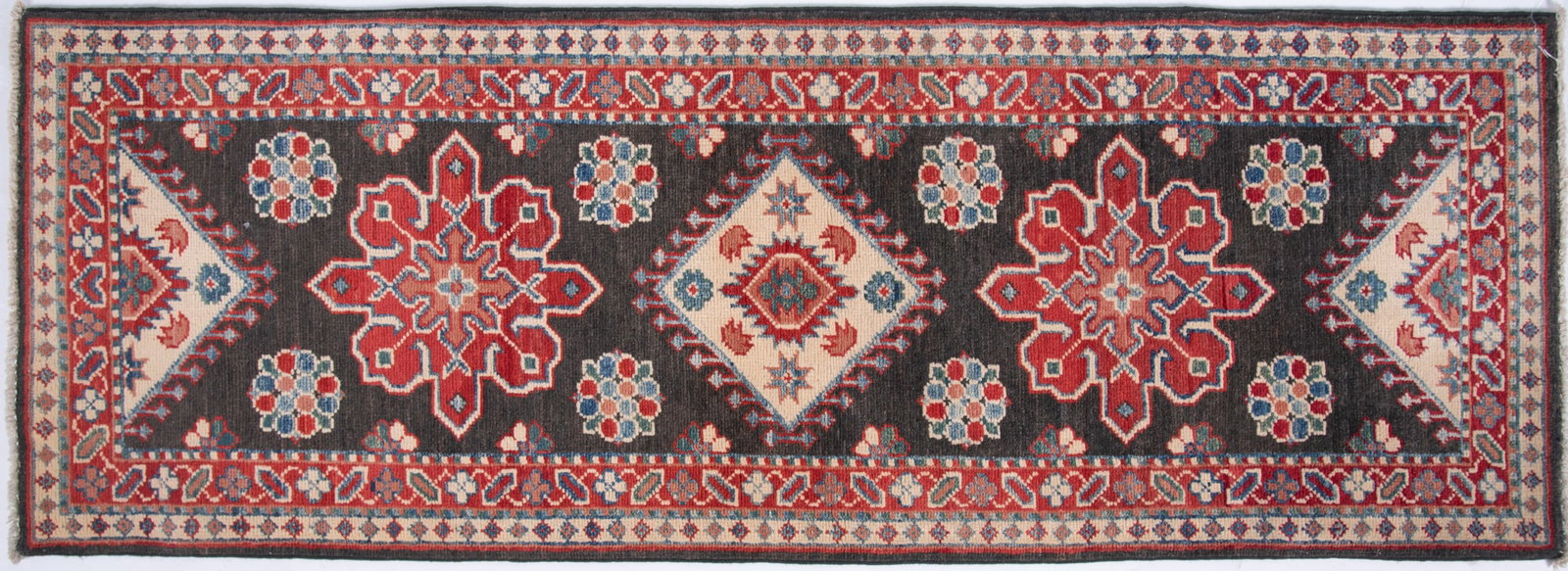 Handwoven Kazak Runner (1 of 3)