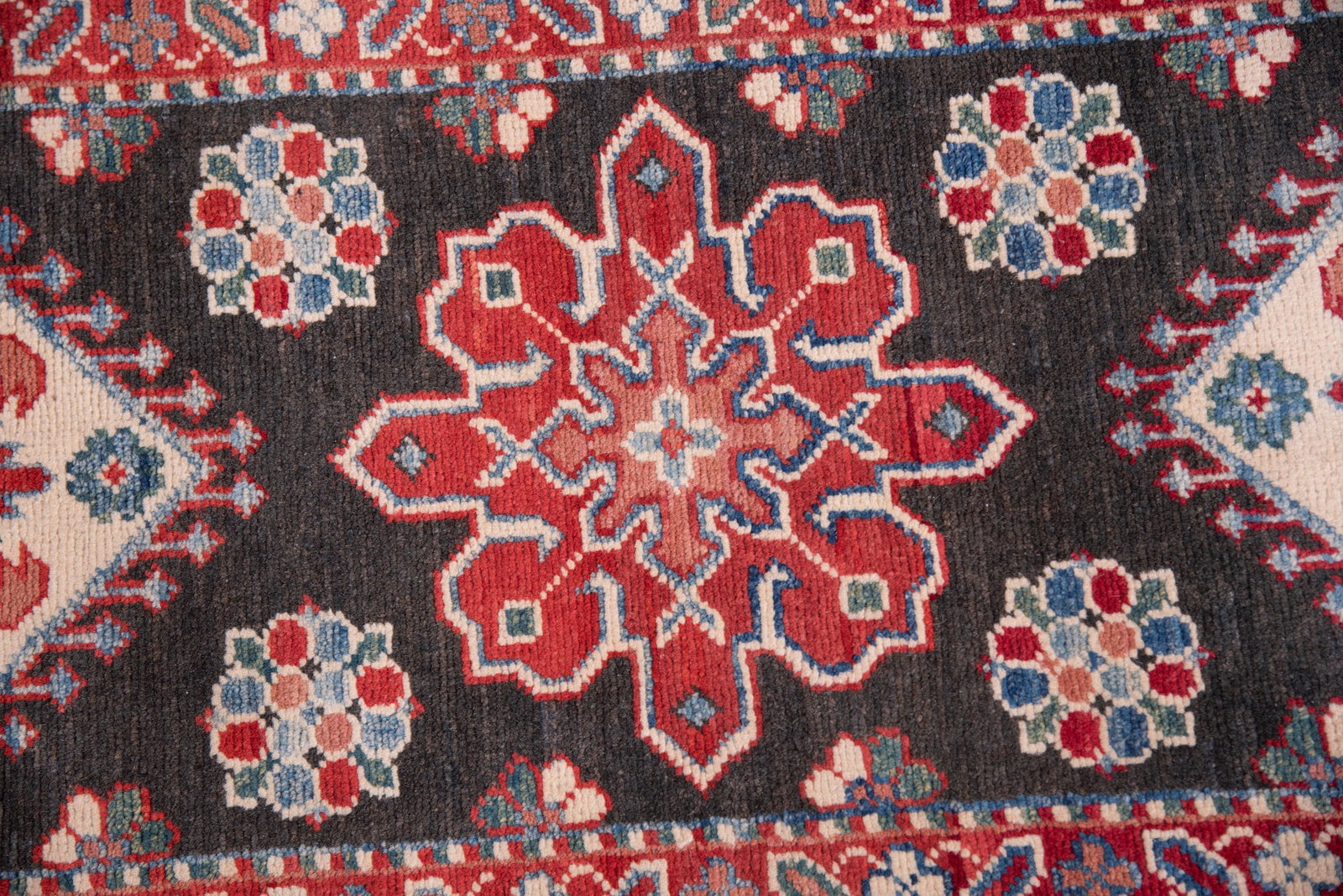 Handwoven Kazak Runner - 2