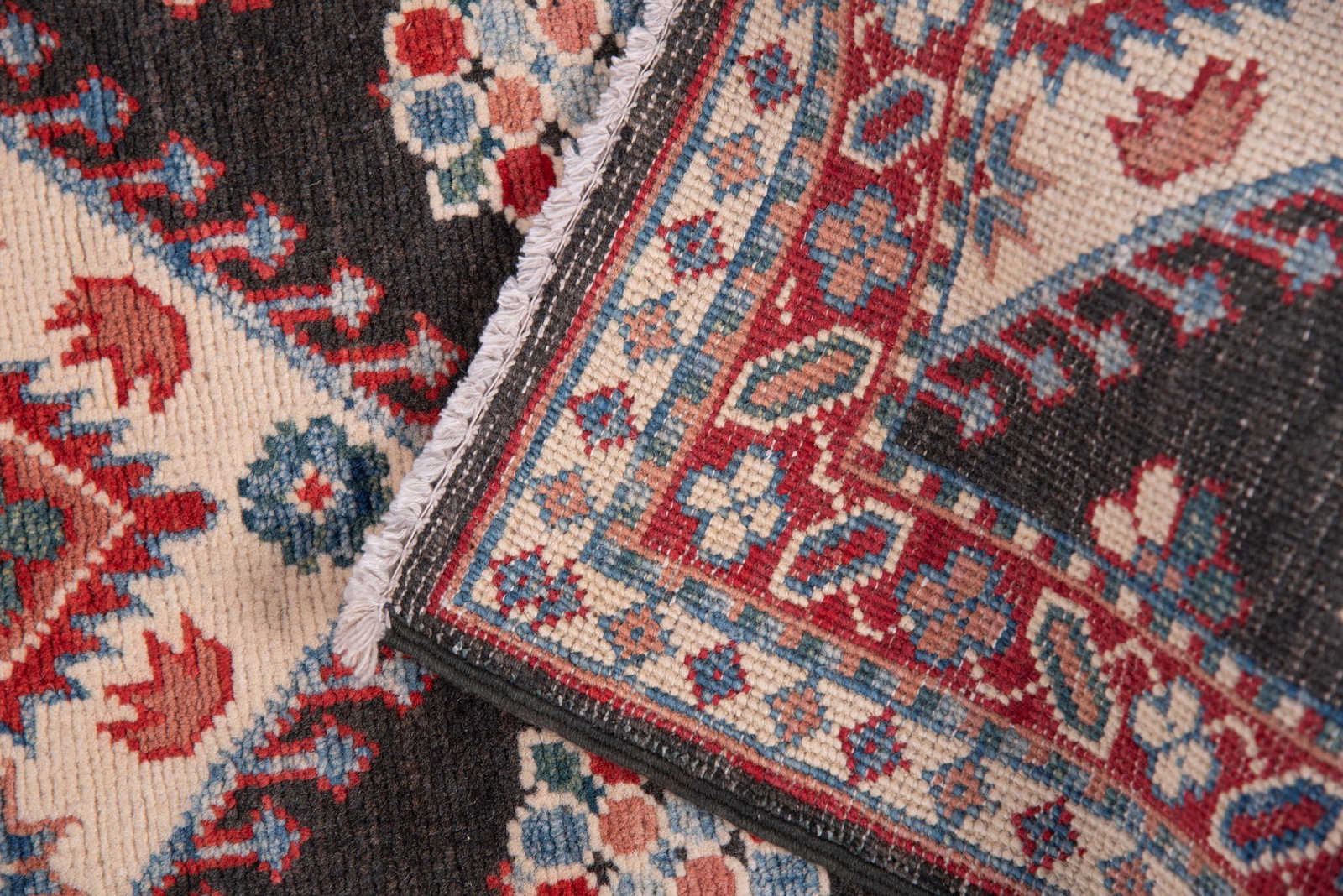 Handwoven Kazak Runner - 3