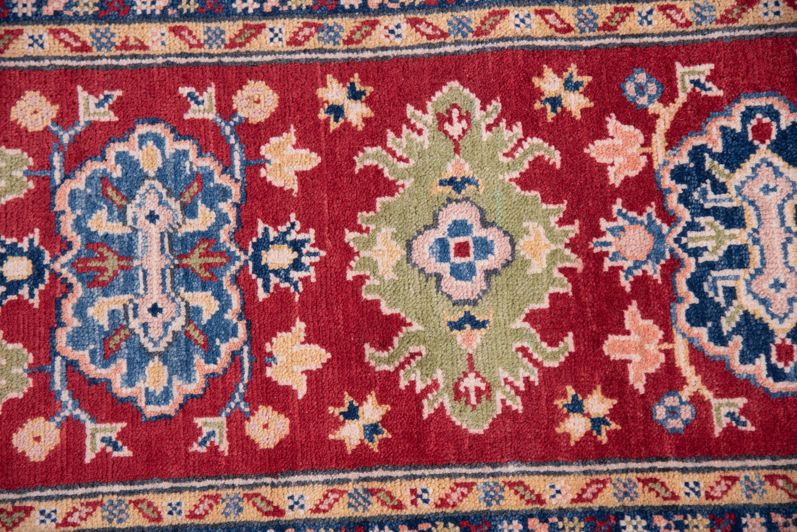 Handwoven Kazak Runner - 2
