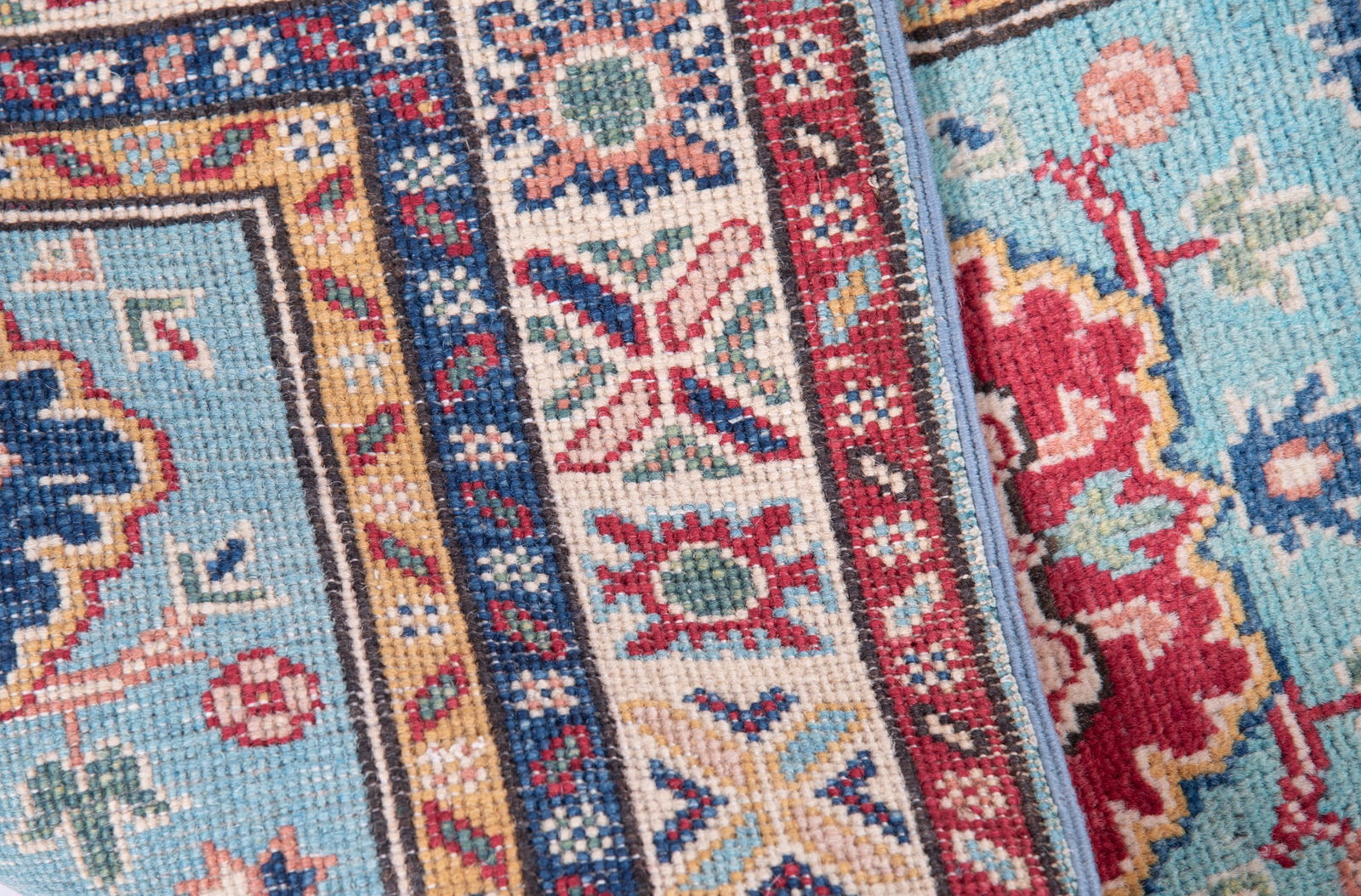 Handwoven Kazak Runner - 3