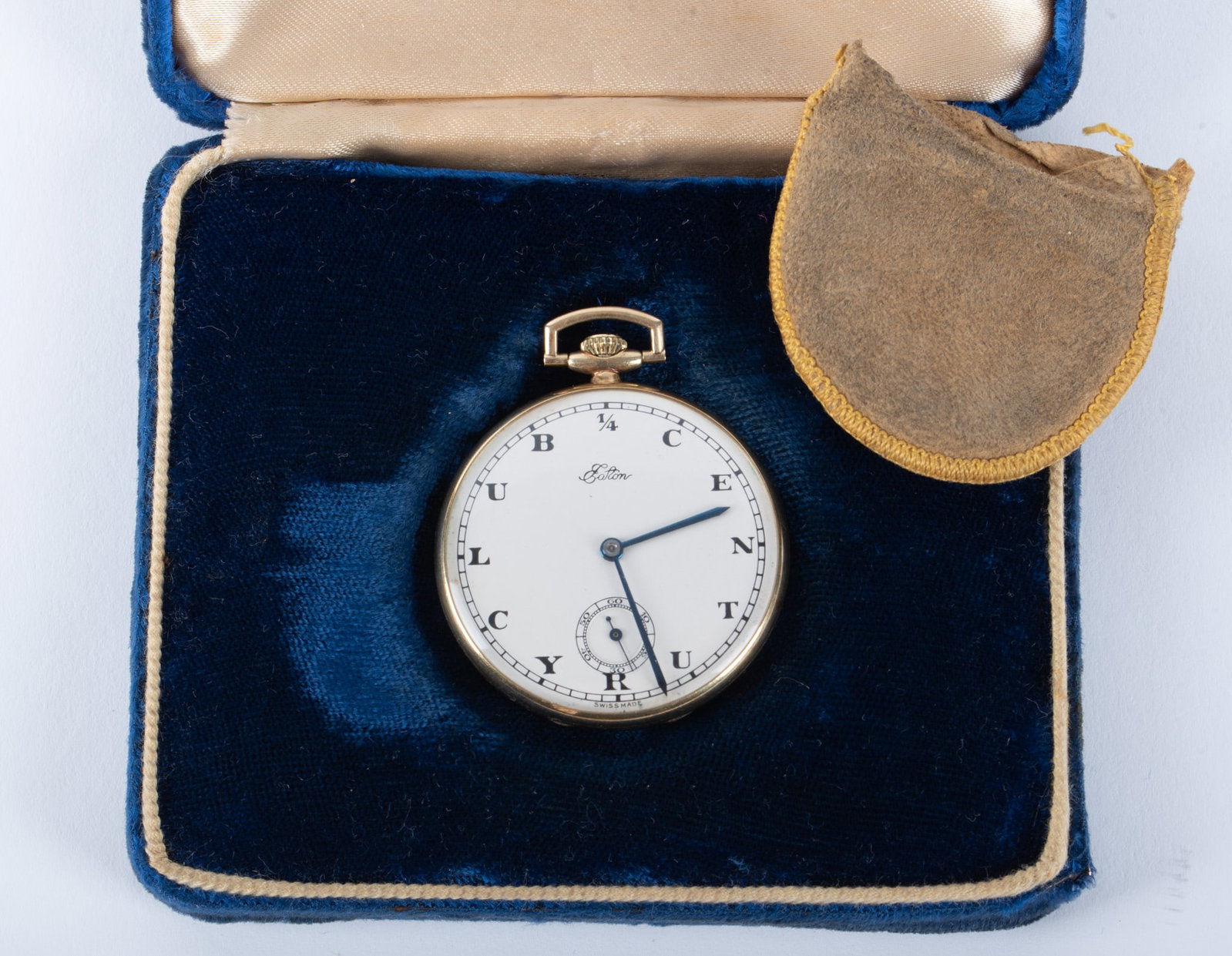 T. Eaton Co x Rolex 14k Eaton and Rolex Open Face Pocket Watch, c. 1945 (1 of 3)