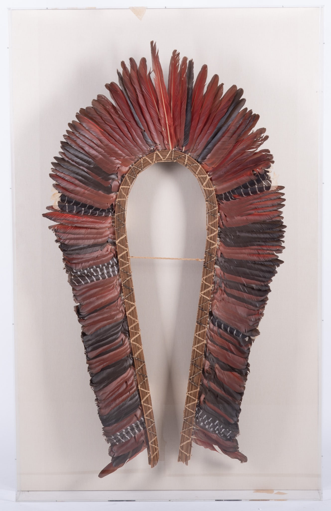 A Native American Ceremonial Feather Headdress (1 of 4)