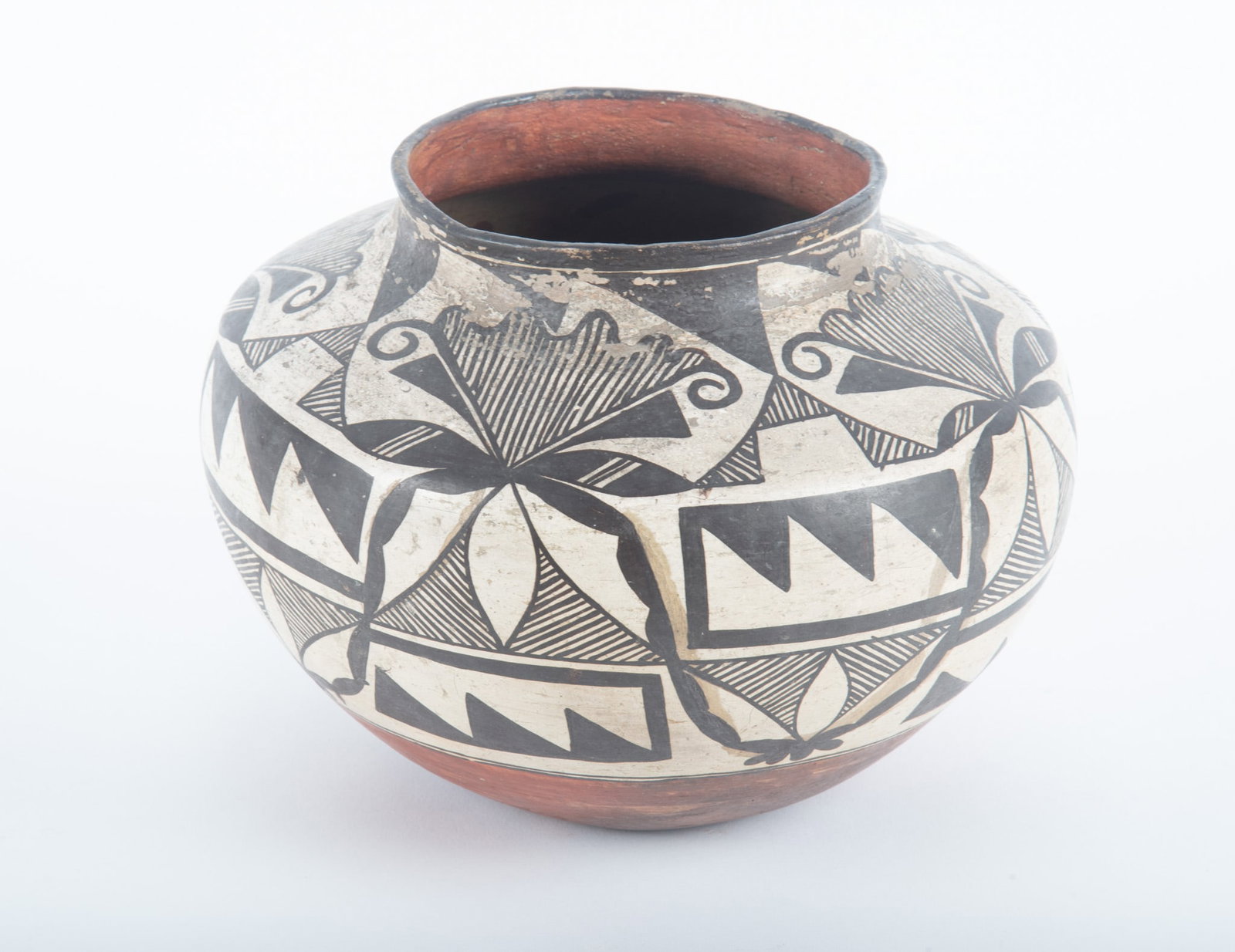 Acoma Pueblo Pottery Olla, Early 20th Century (1 of 3)