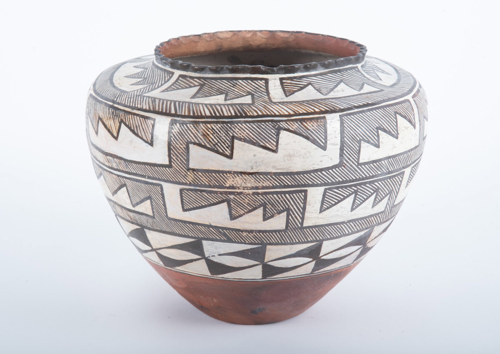 Acoma Pueblo Pottery Olla, Early 20th Century (1 of 4)