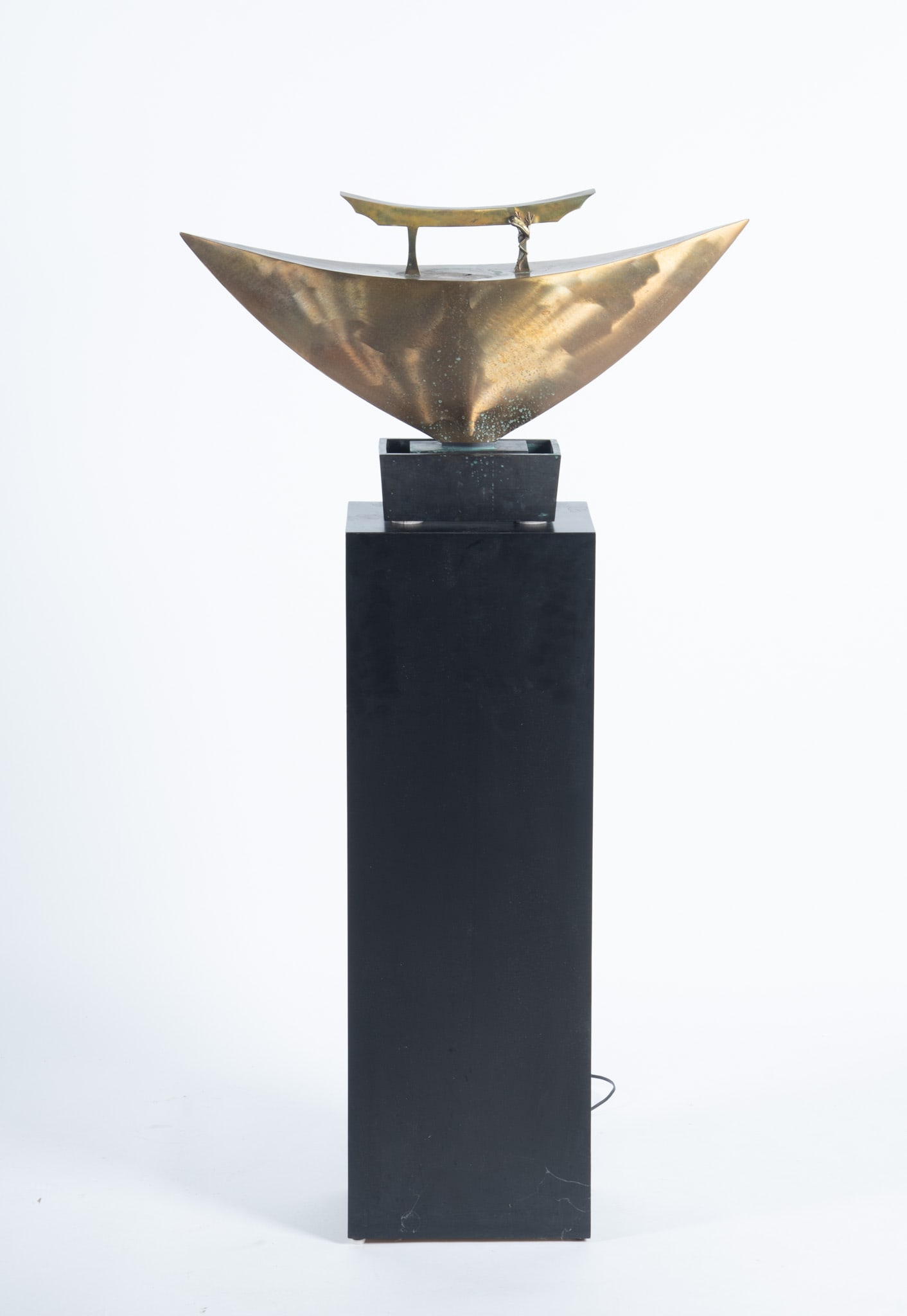 Pozycinski Studio Bronze Frog Water Feature (1 of 4)