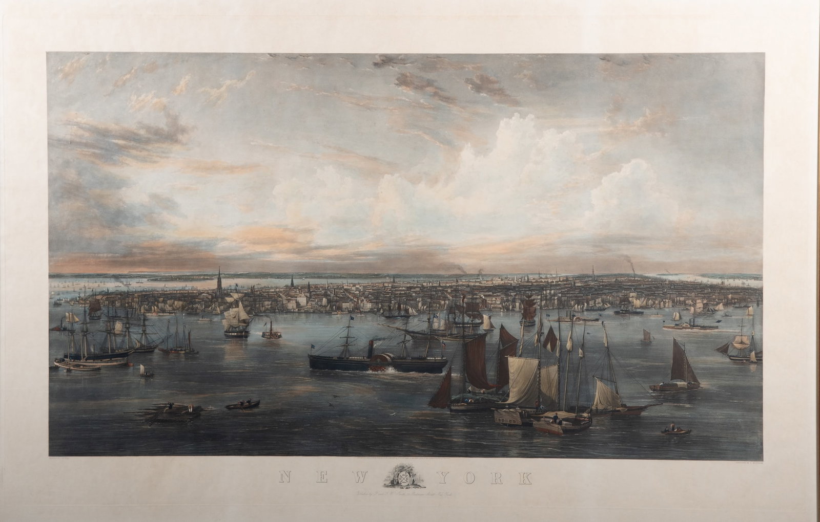 Charles Mottram, (1807-1876), New York (After John William Hill), 1855, hand colored engraving (1 of 6)