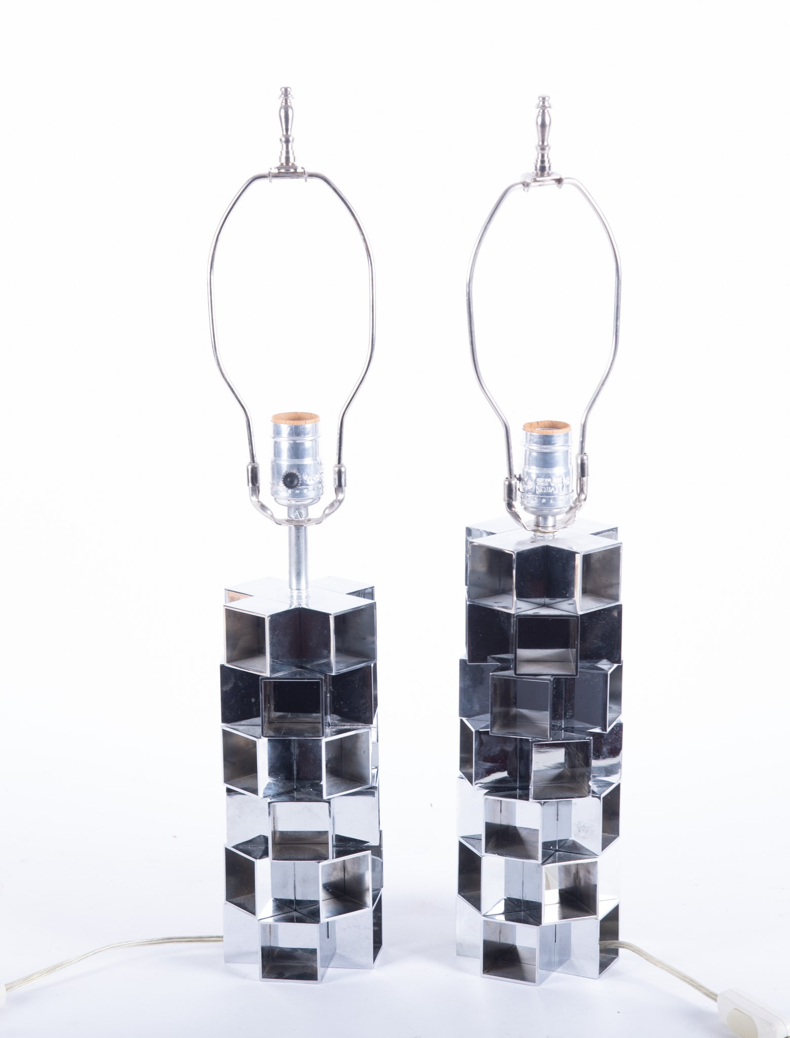 Two Post Modern Kinetik Sculptural Table Lamps (1 of 2)
