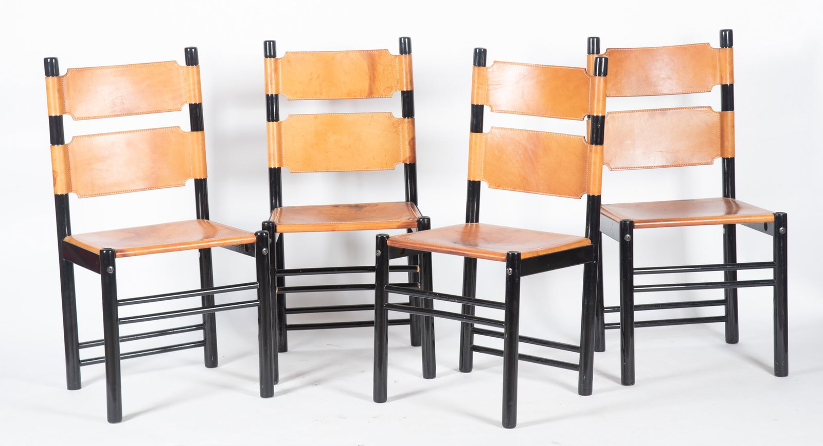 Set of Four Mid Century Modern Italian Side Chairs (1 of 3)
