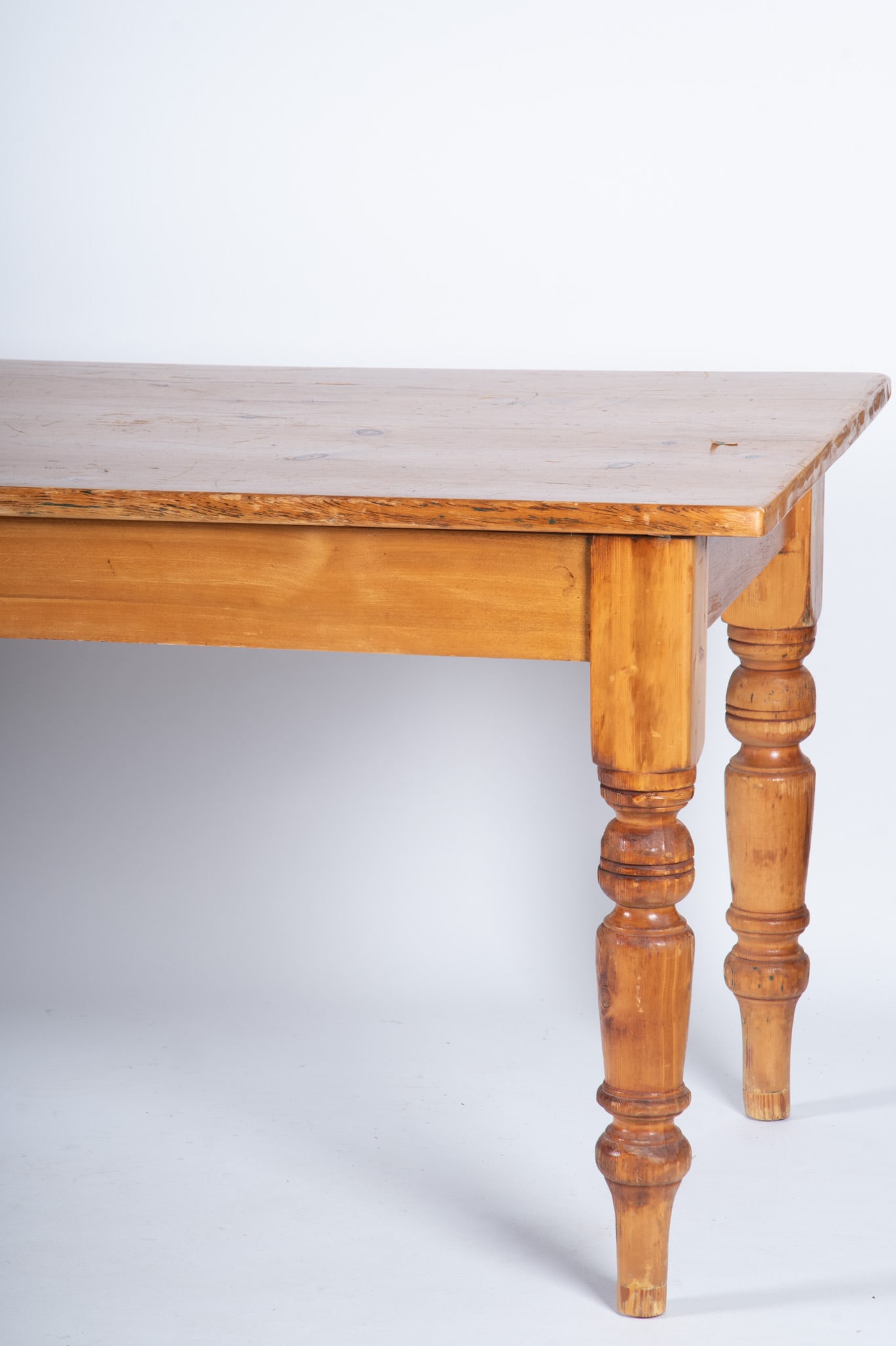 Antique American Pine Console Table - 2