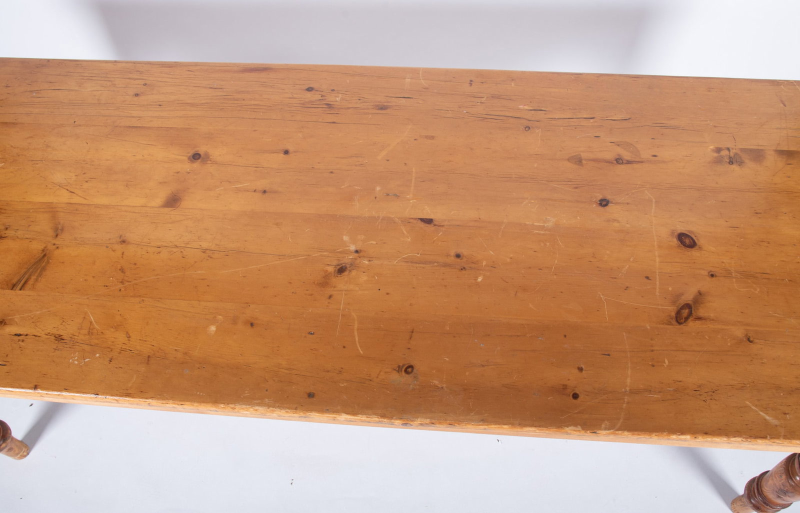 Antique American Pine Console Table - 4