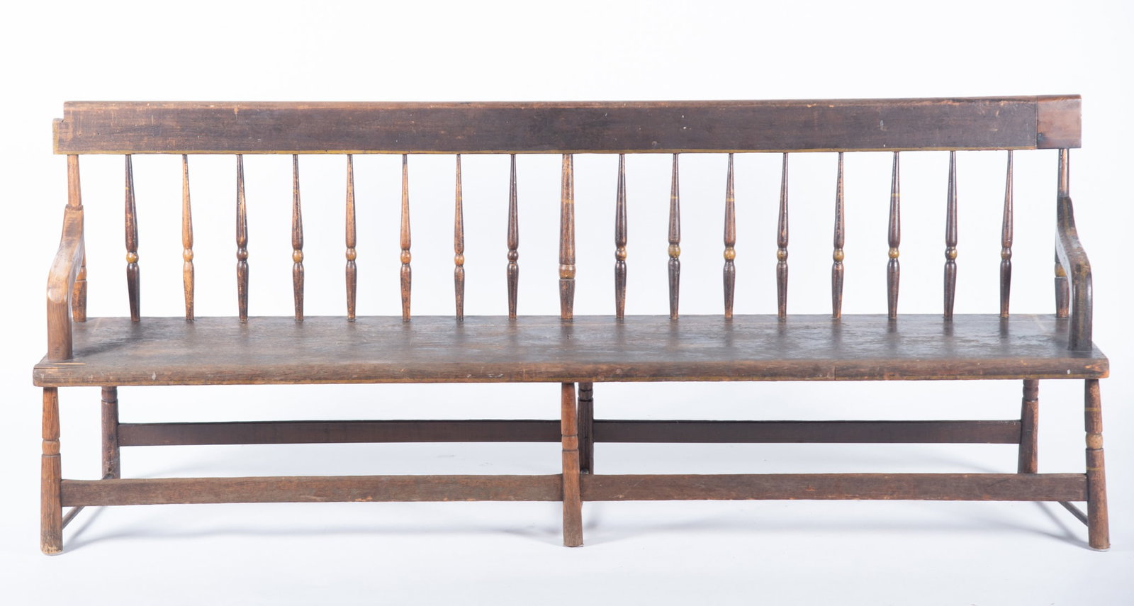 Late Eighteenth to Early Nineteenth Century Low Settee (1 of 3)