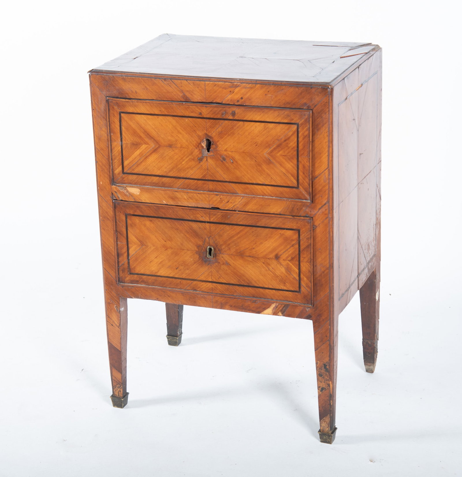 Nineteenth-Century Italian Two-Drawer Commode (1 of 4)