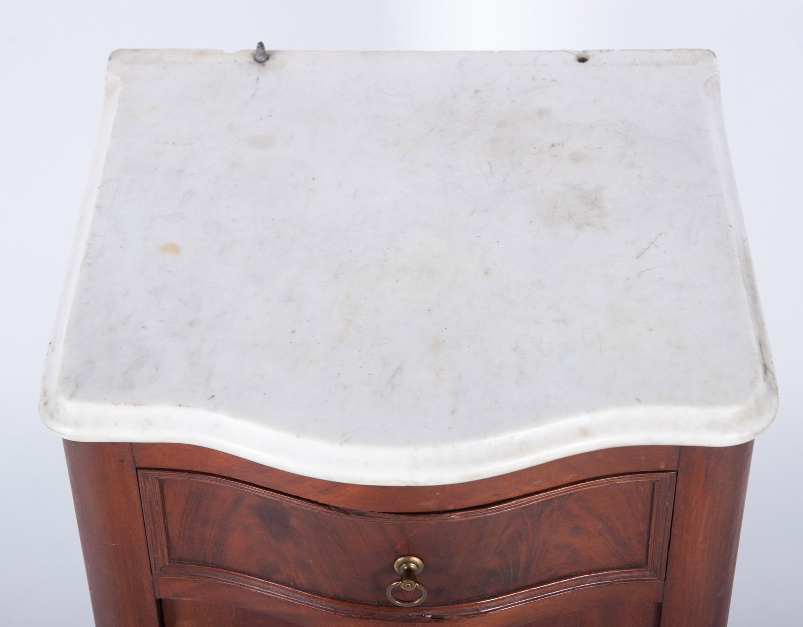 Victorian Marble Top Half Commode - 2