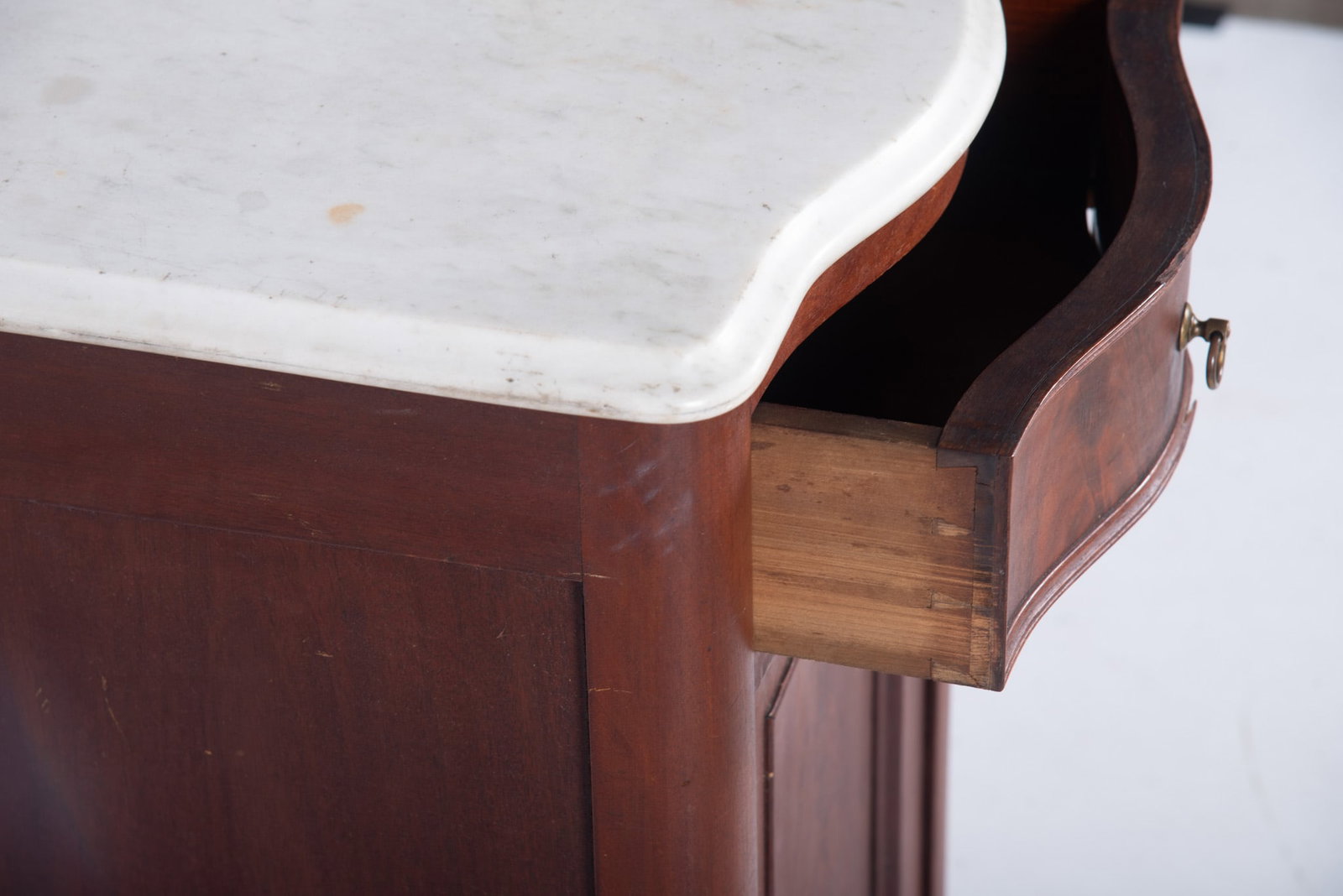 Victorian Marble Top Half Commode - 3
