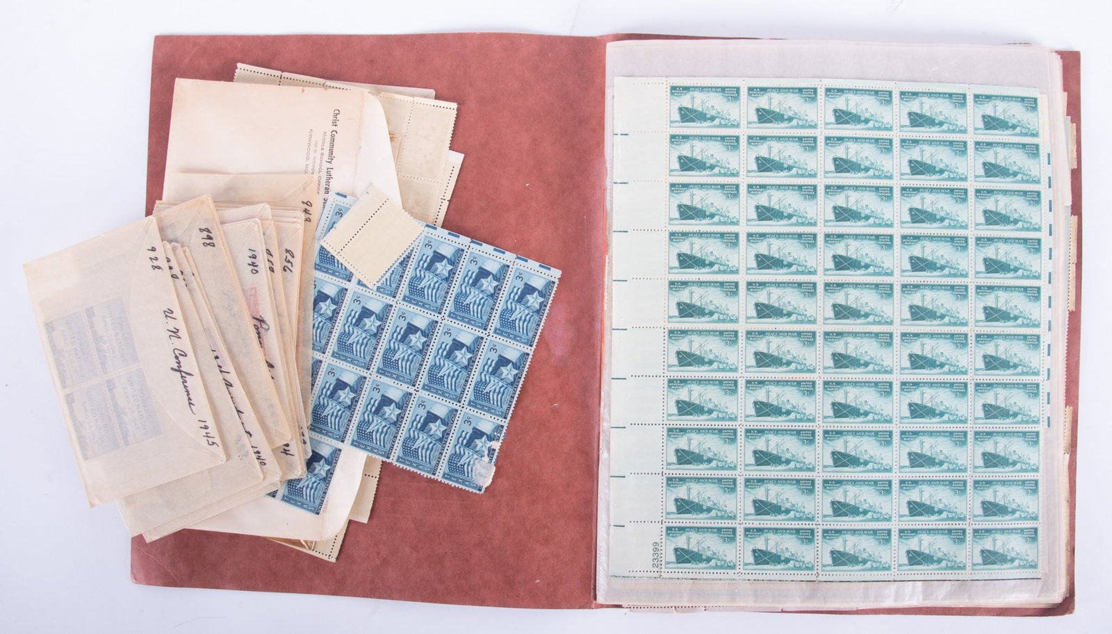 Collection of American Postage, 1940s (1 of 3)