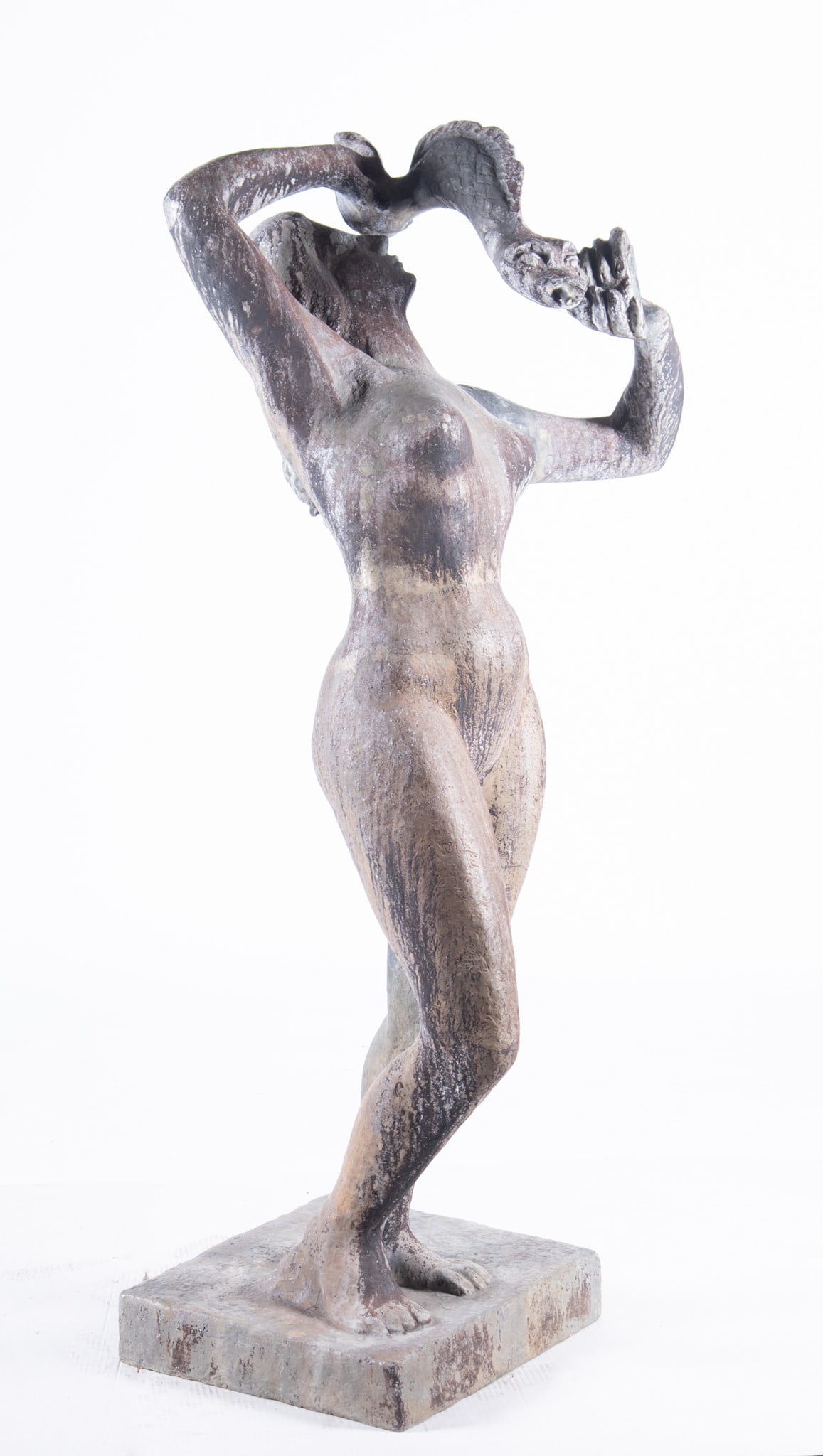 An Early 20th Century Bronze Garden Sculpture of a Standing Female Nude, in the Style of Anker (1 of 6)