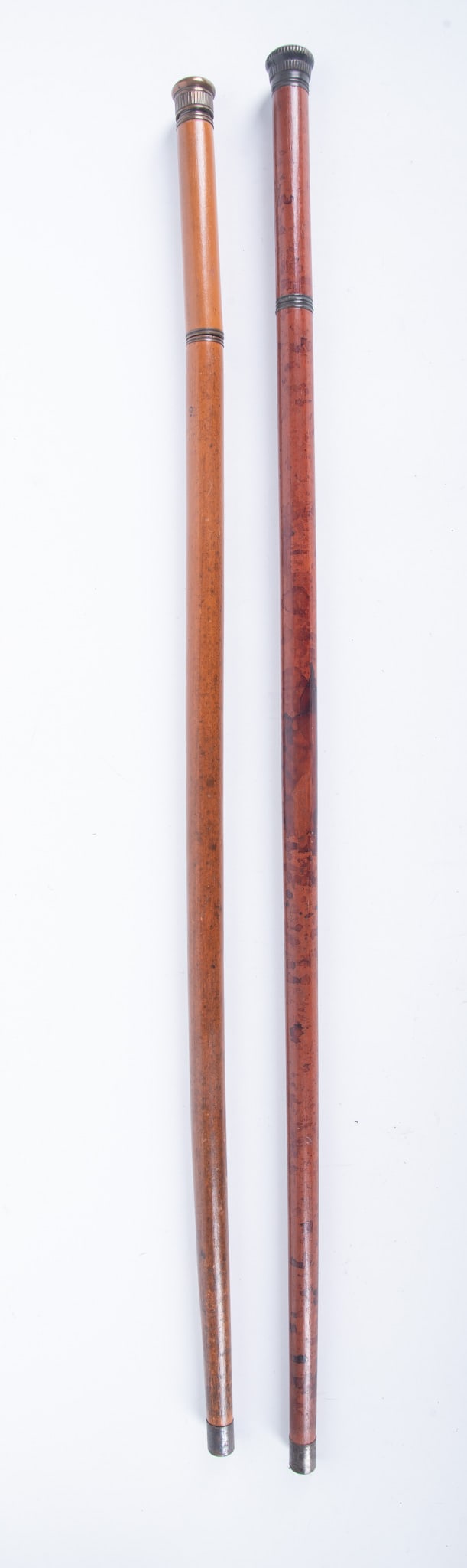Two Antique Liquor Flask Canes (1 of 3)