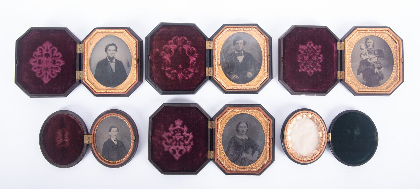 A Grouping of Six Union Cases (Sixth Plate and Ninth Plate) (1 of 5)