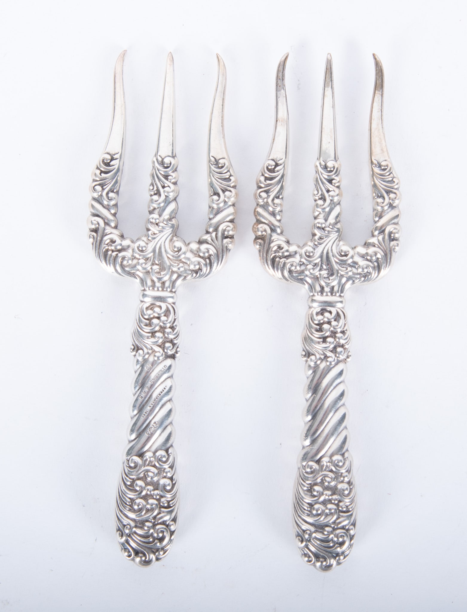 A Pair of 19th Century Gorham Sterling Silver Toast Forks (1 of 3)