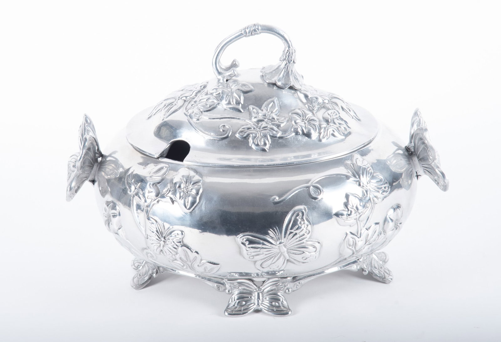 A Large Arthur Court Lidded Aluminum Tureen (1 of 4)