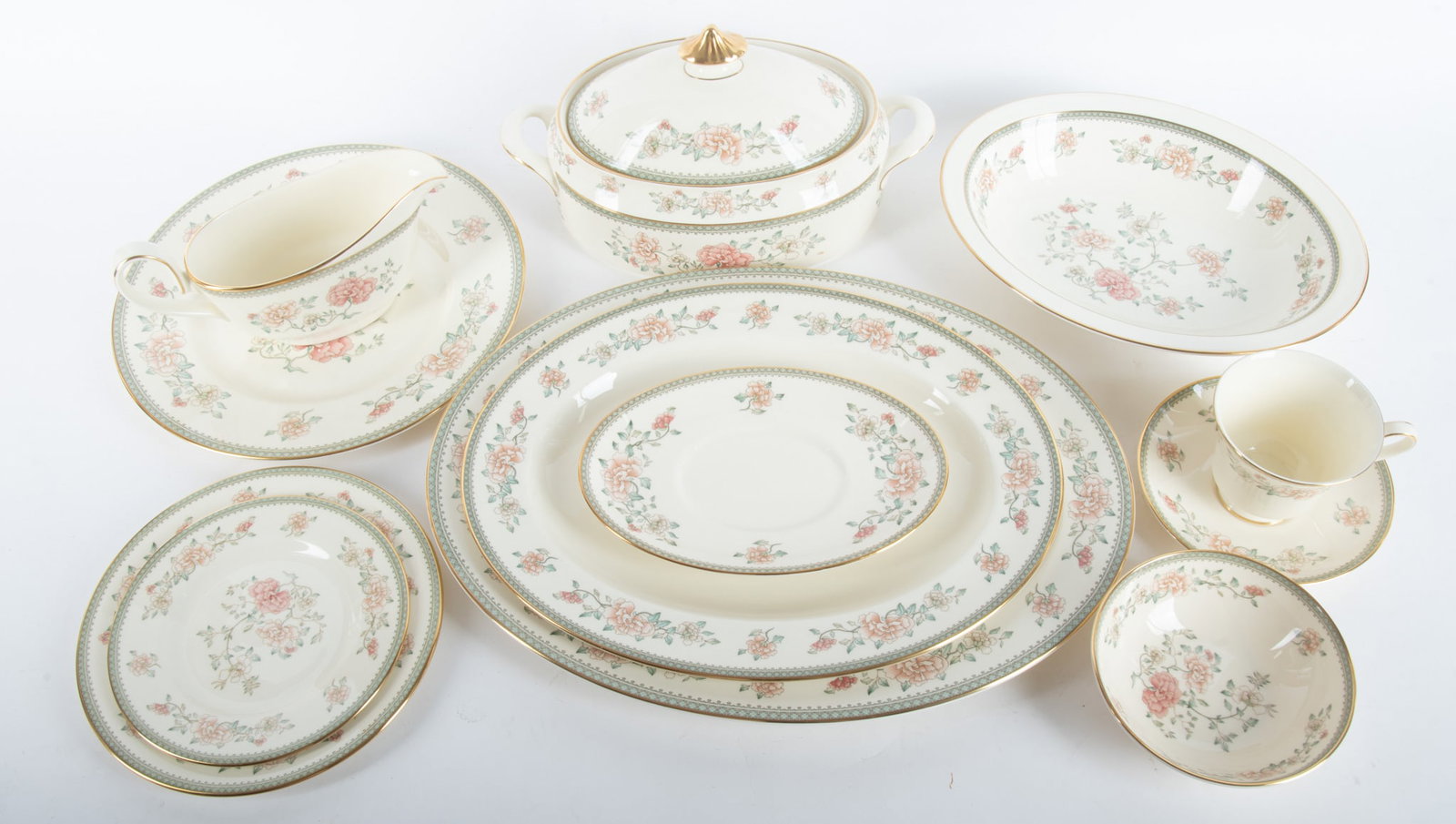 Minton Tea Service, Jasmine Pattern (1 of 4)