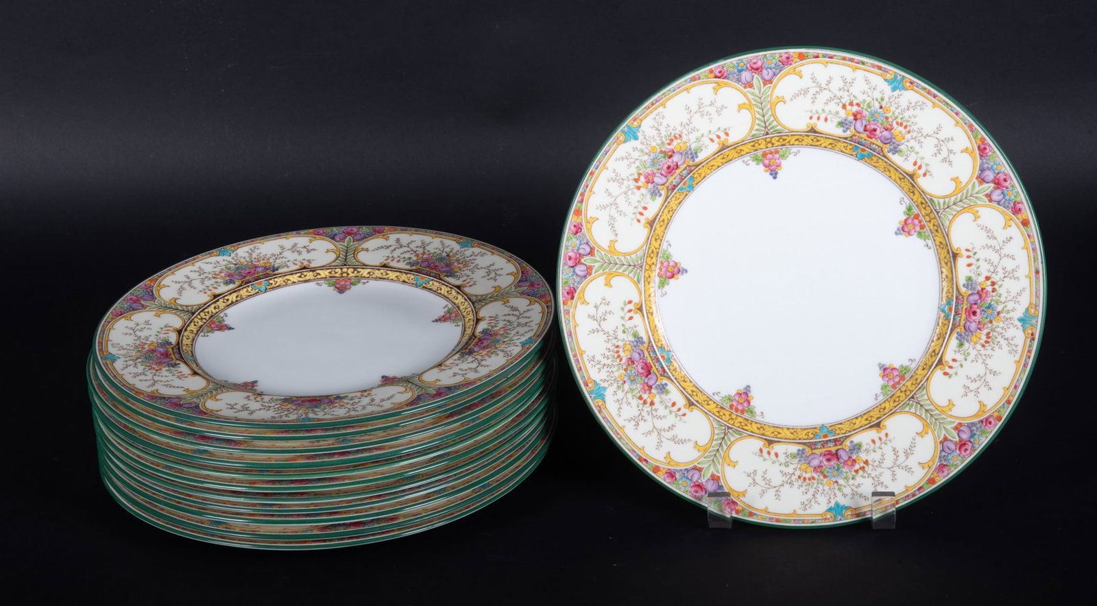 Set of Twelve Wedgwood "St. Austell" Pattern Service Plates (1 of 3)