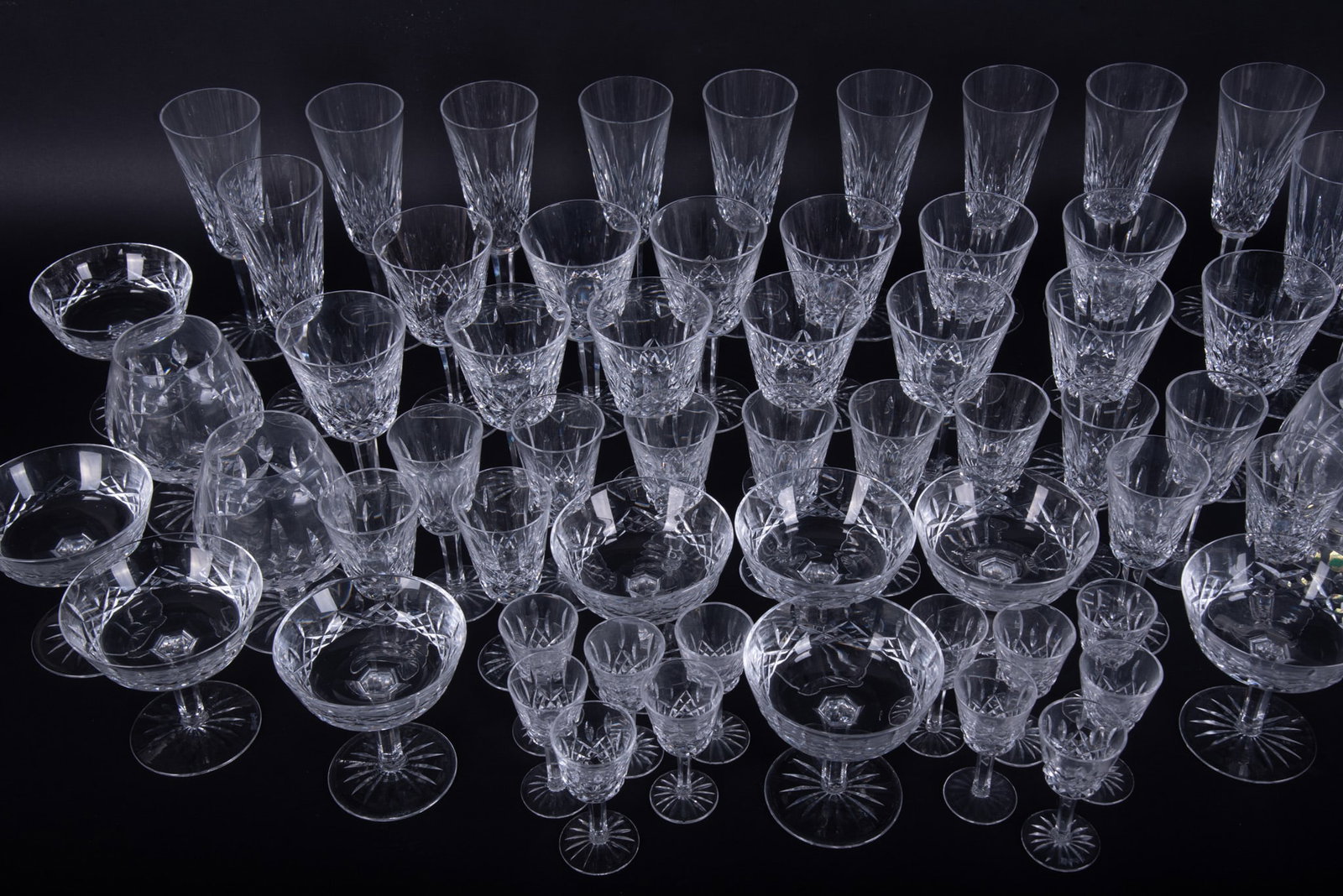 Waterford Crystal Lismore Pattern Stemware - 3