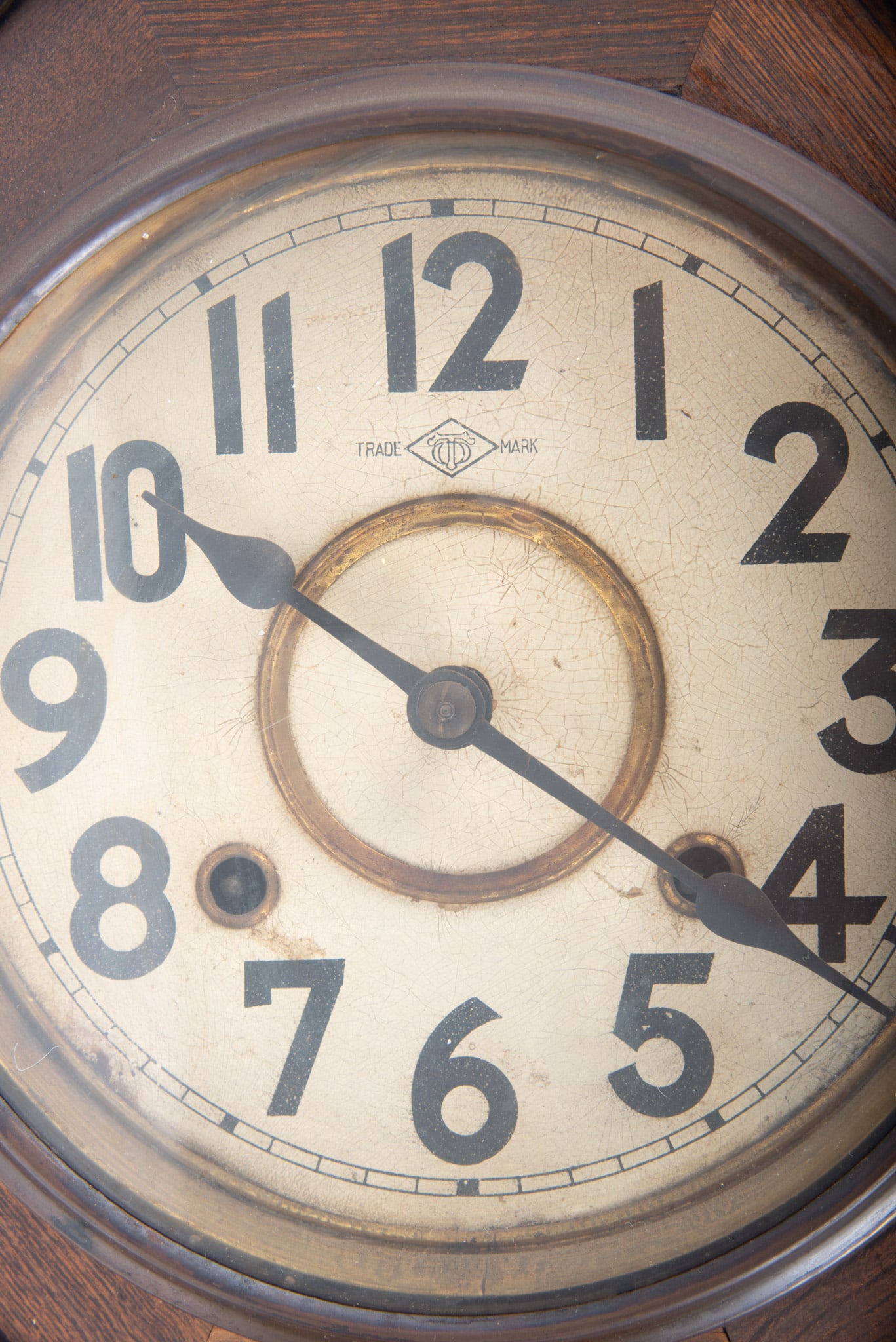 Antique American Regulator Wall Clock - 2