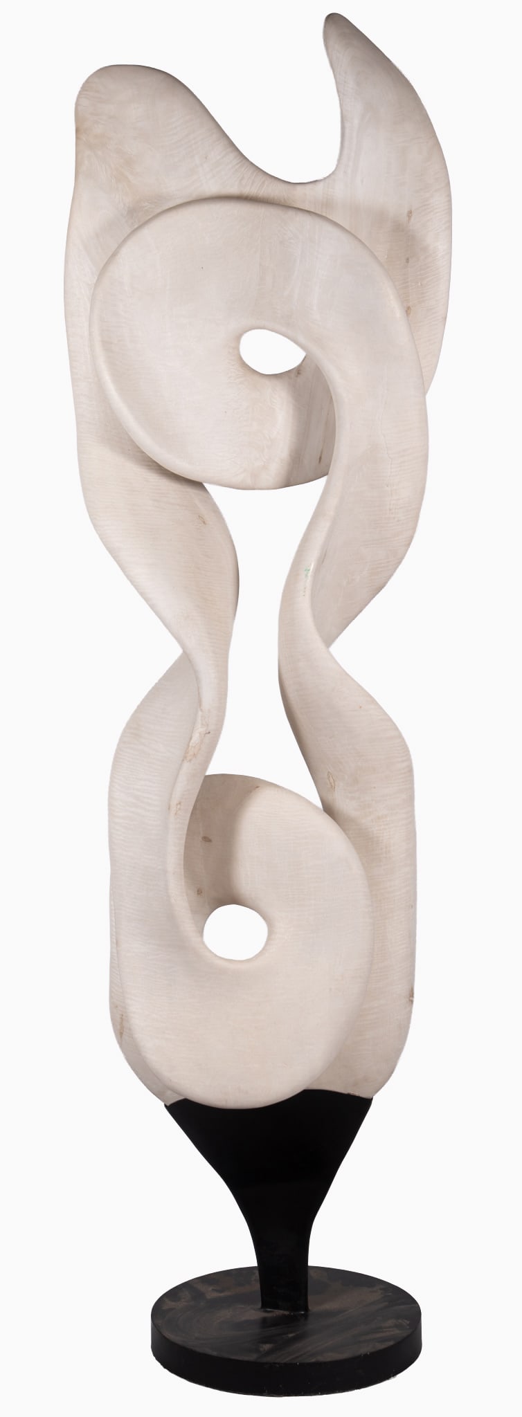 Contemporary Hand Carved Ficus Pilosa Wood Sculpture (1 of 4)
