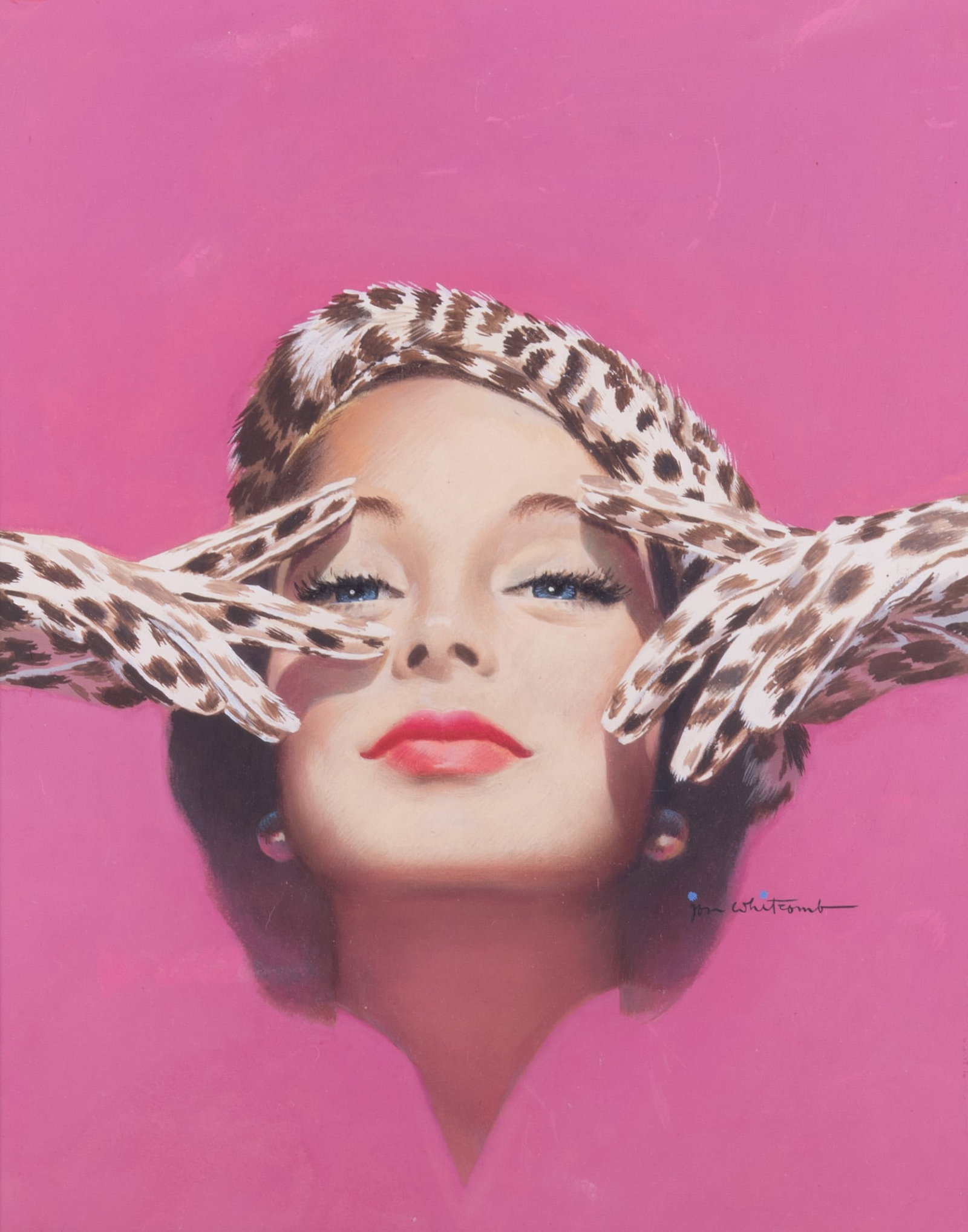 Jon Whitcomb, Oklahoma (1906-1988), Cosmopolitan Magazine cover, October, 1949, gouache on board (1 of 4)