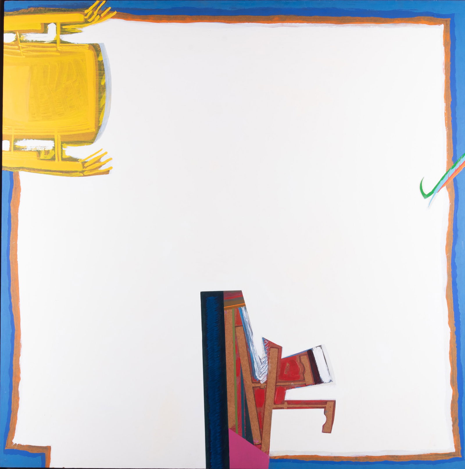 S. Adam, 20th-21st Century, Untitled, Abstract, 1980, oil on canvas (1 of 4)