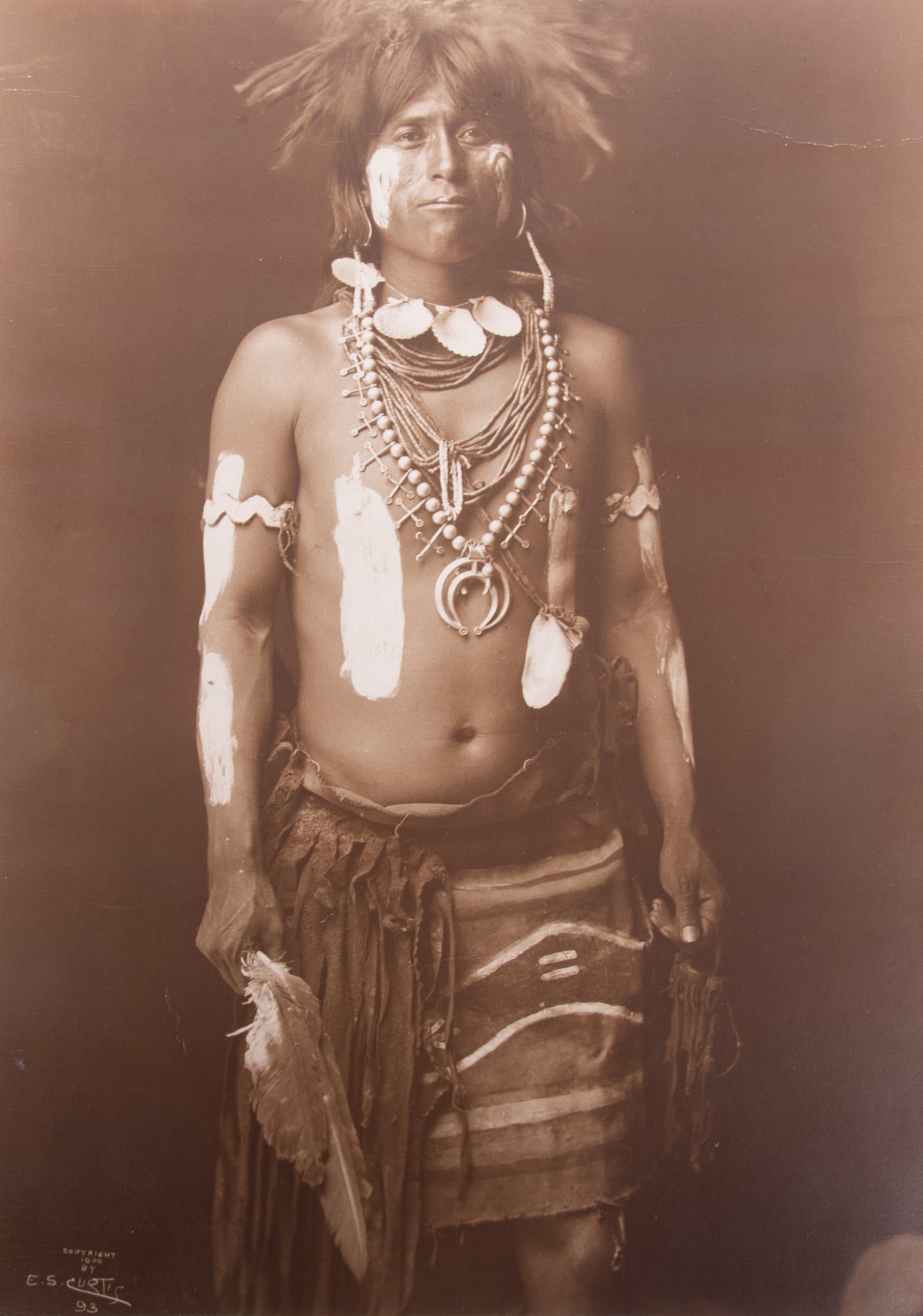 Edward S. Curtis, American (1887-1952), Hopi Snake Dancer, 1900, sepia print (1 of 6)