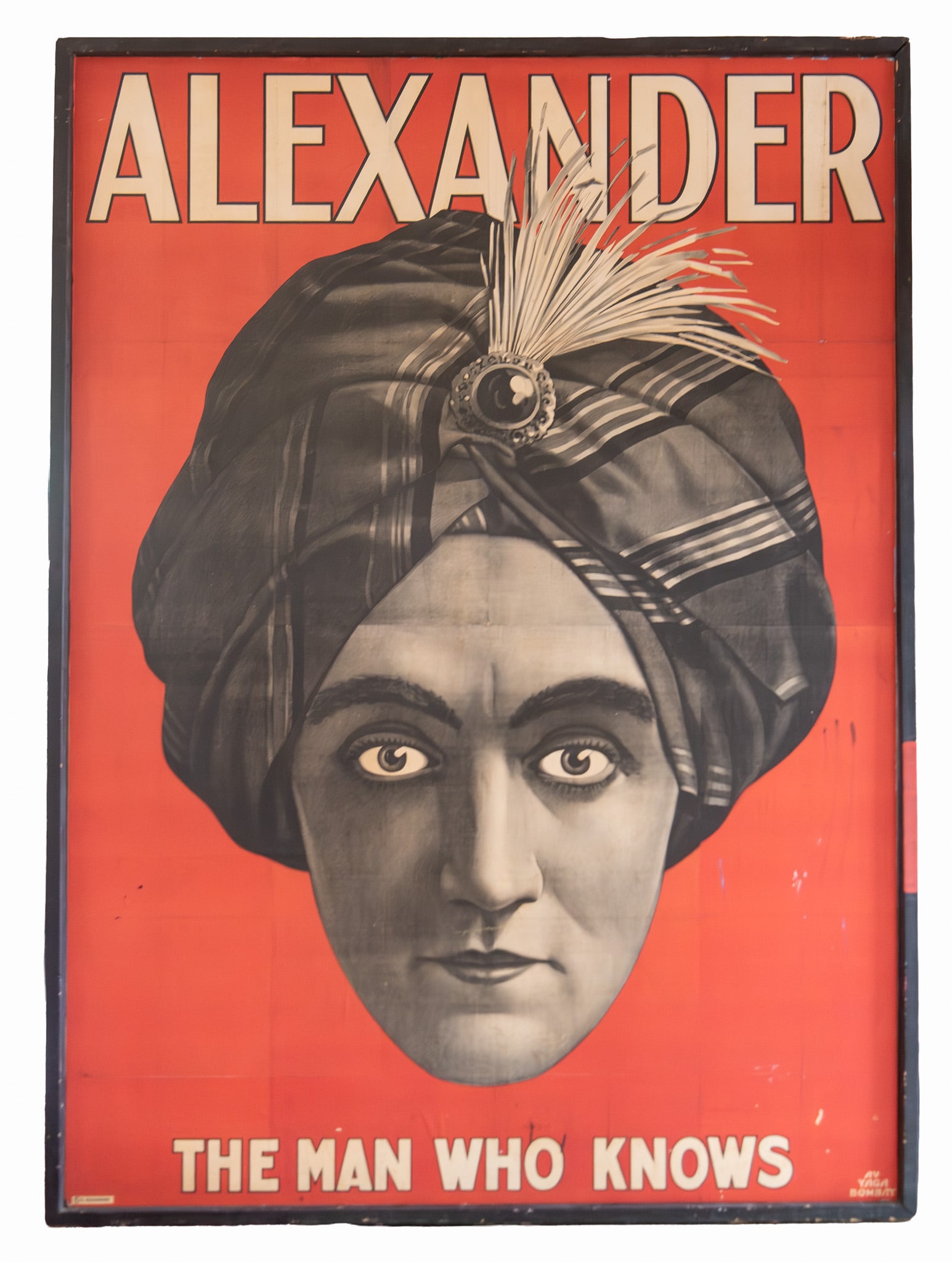 Alexander (Claude Alexander Conlin), Alexander the Man Who Knows. [Bombay, Av Yaga], ca. 1920. (1 of 4)