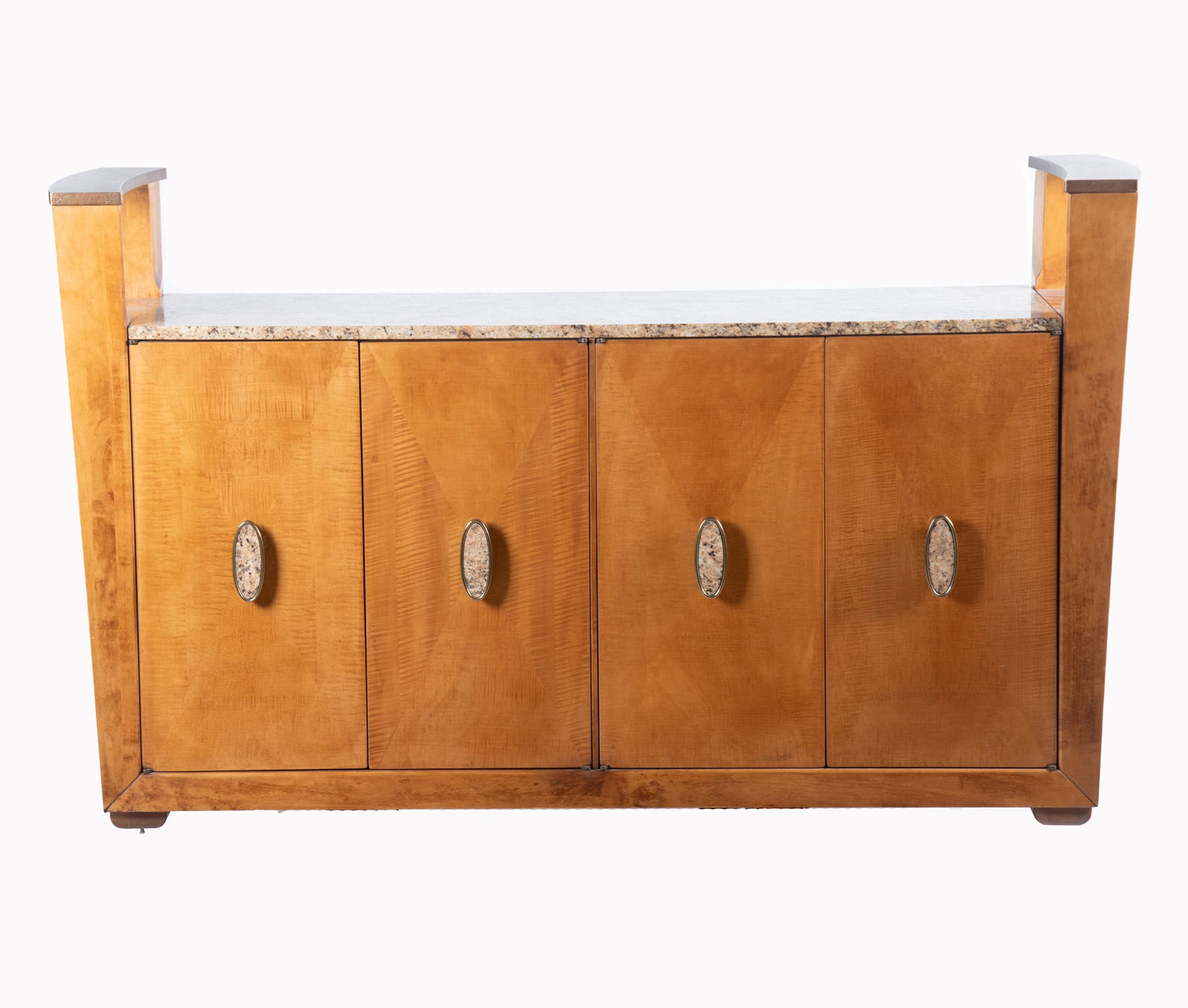 Modern Henredon Granite Top Bar Cabinet (1 of 4)