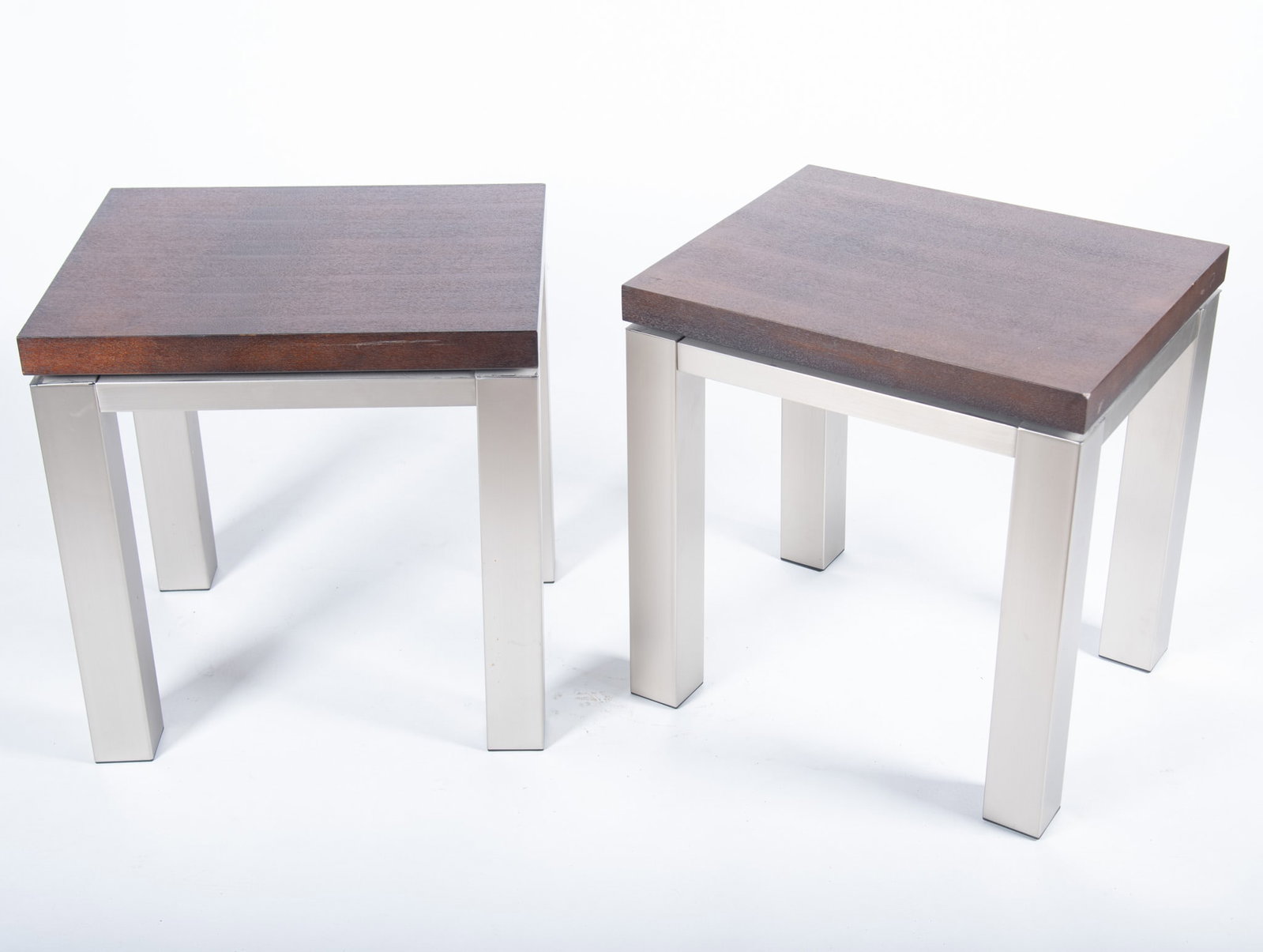 Pair Of Modern Design End Tables (1 of 3)